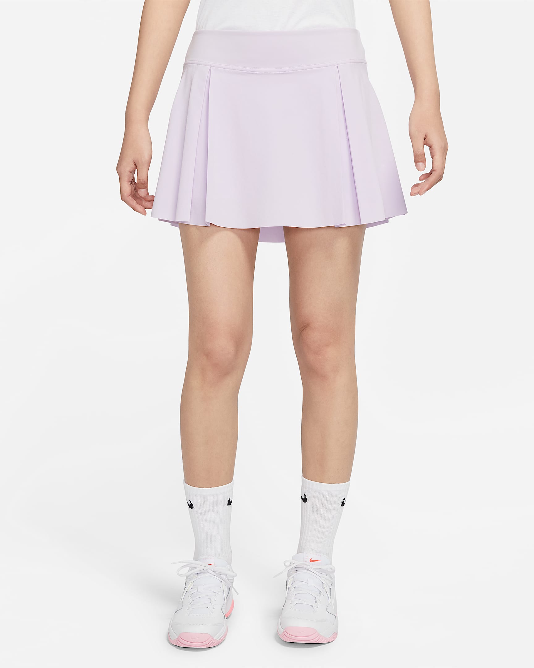 Nike Club Skirt 女子网球短裙 - 粉紫/粉紫