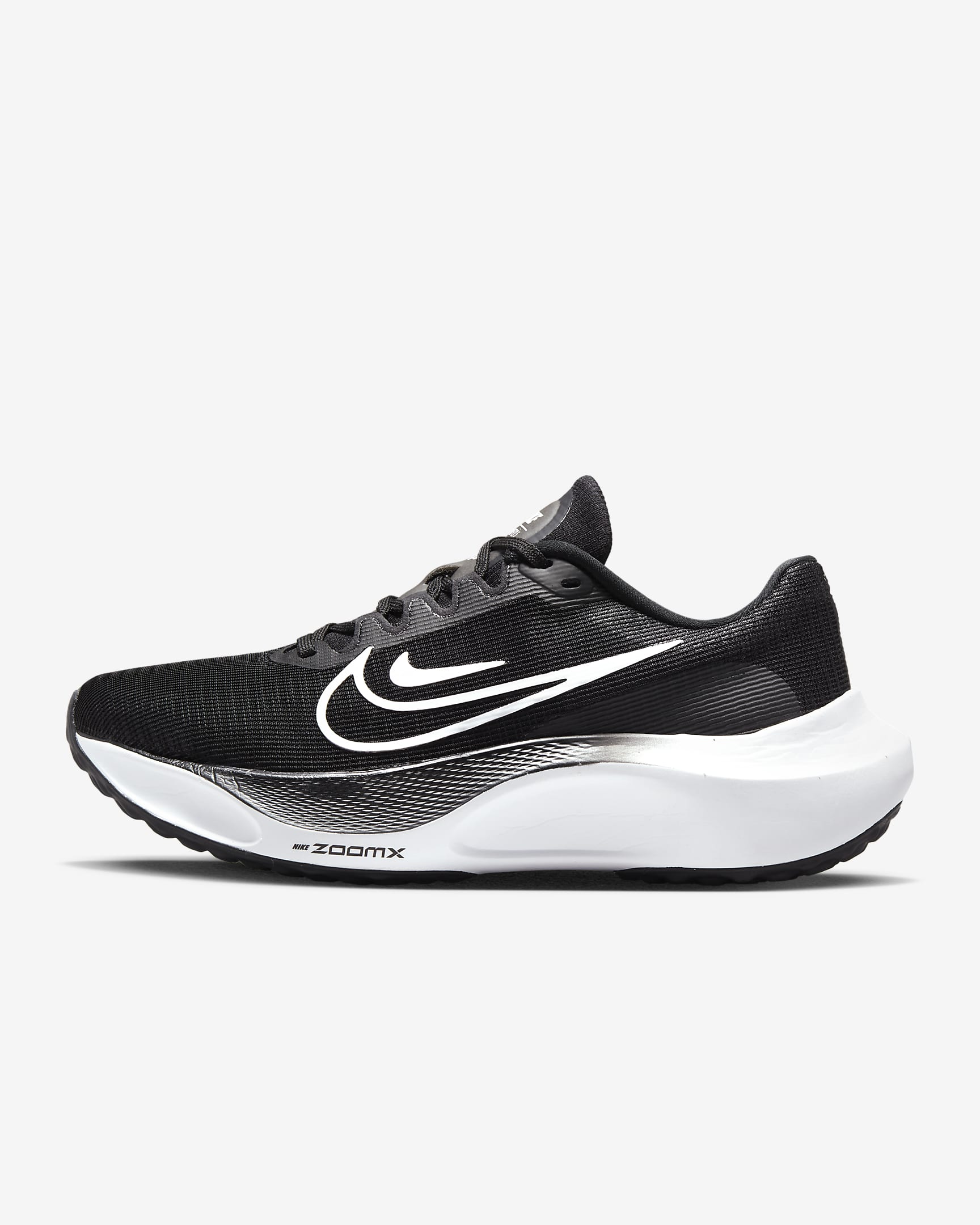 Nike Zoom Fly 5 女子公路跑步鞋 - 黑/白色