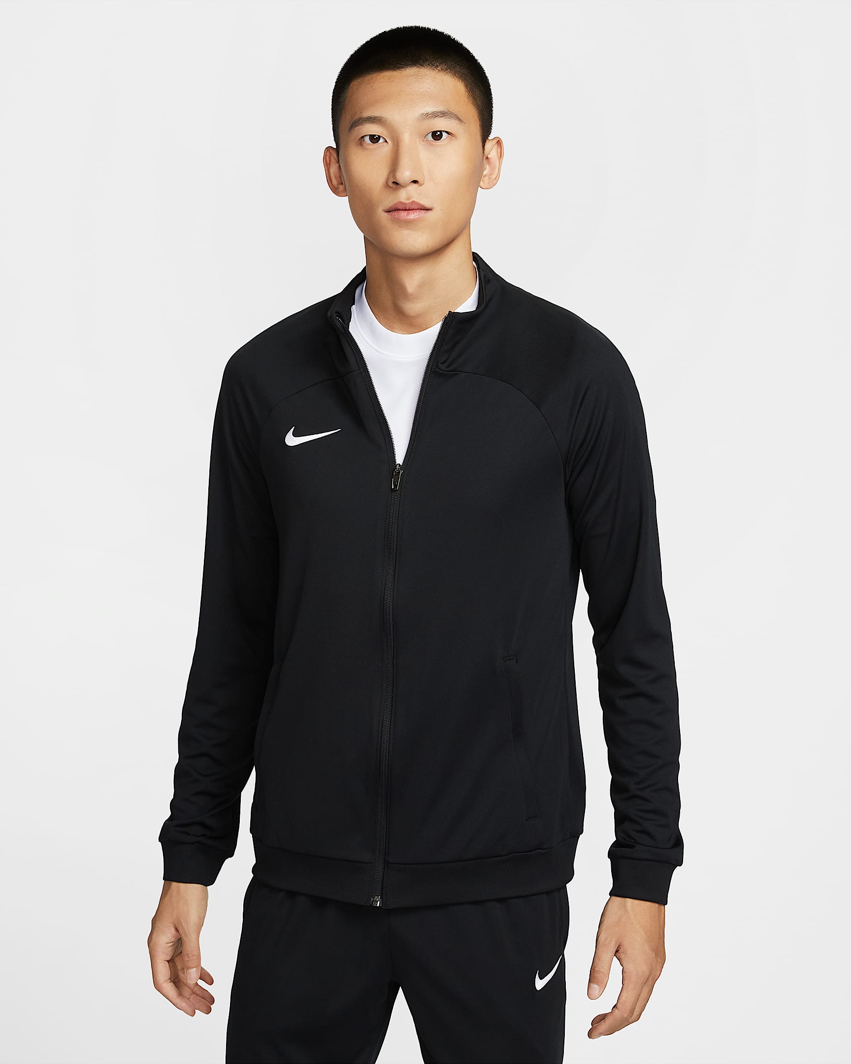 Nike Dri-FIT Academy 男子速干运动夹克 - 黑/煤黑/白色