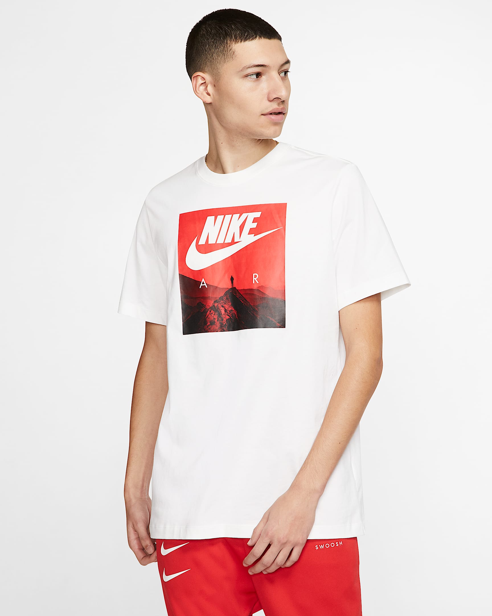 Nike Air 男子T恤 - 白色