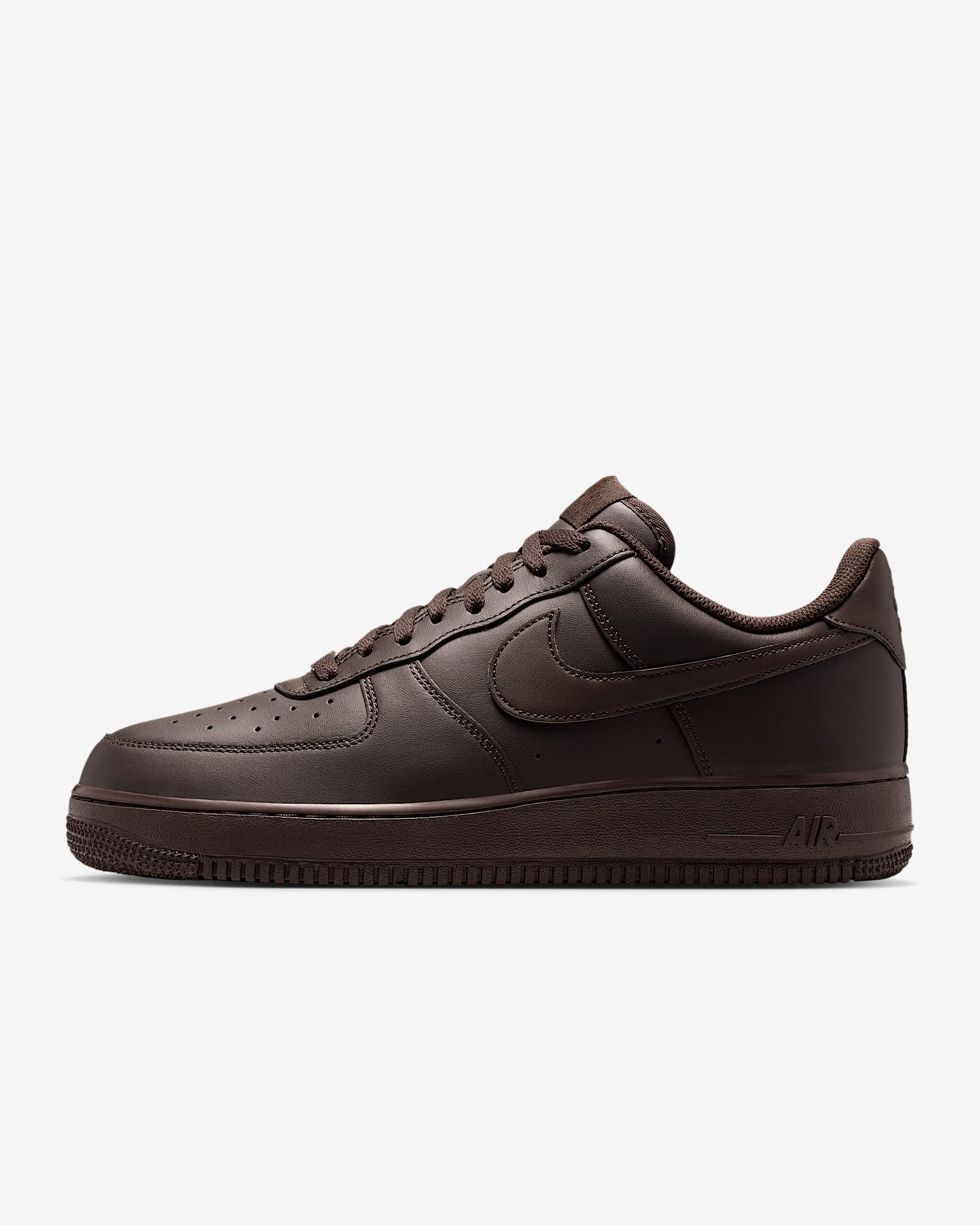 Nike Air Force 1 '07 男子空军一号运动鞋 - 丝绒棕/丝绒棕