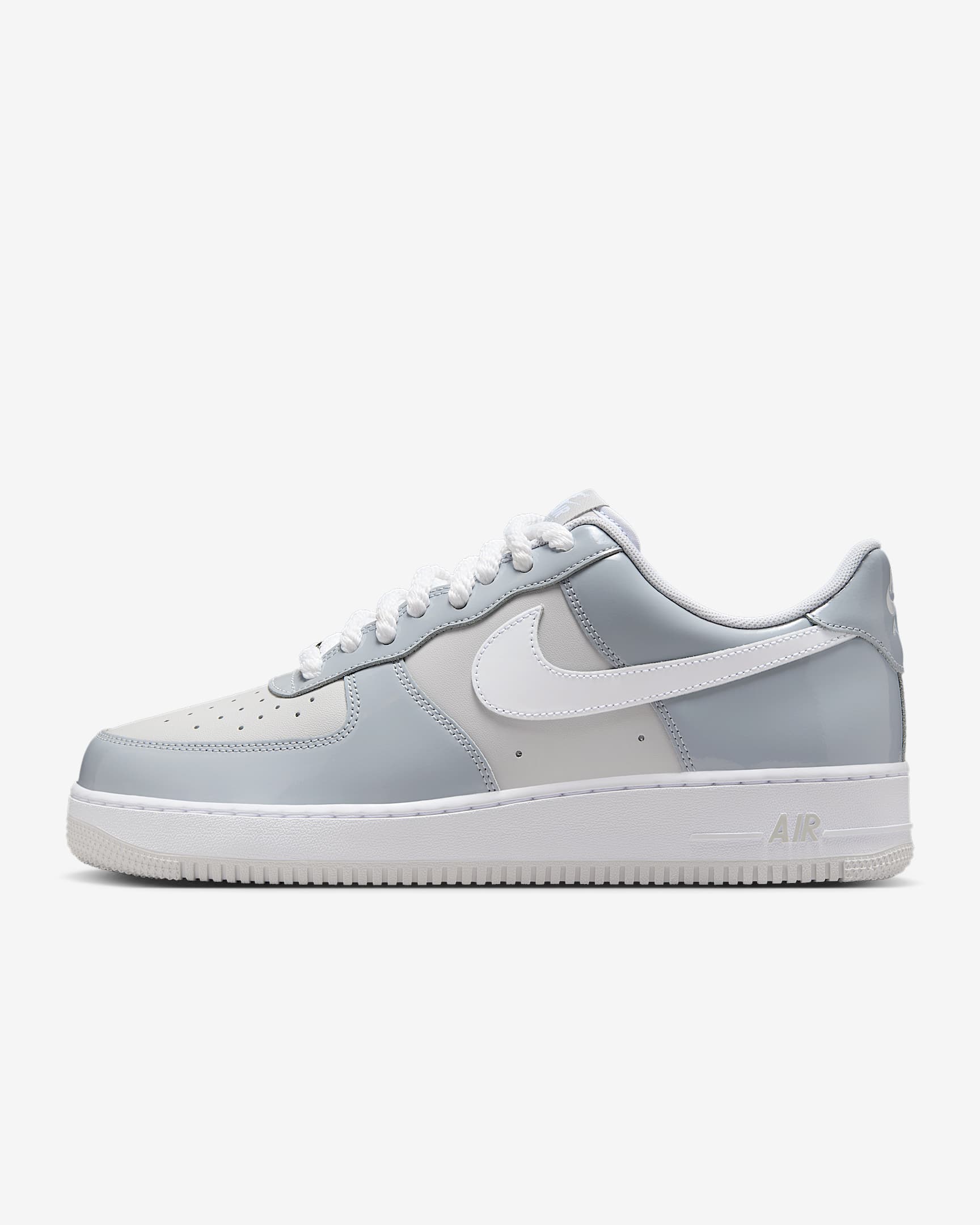 Nike Air Force 1 '07 LV8 男子空军一号运动鞋 - 狼灰/苍野灰/白色