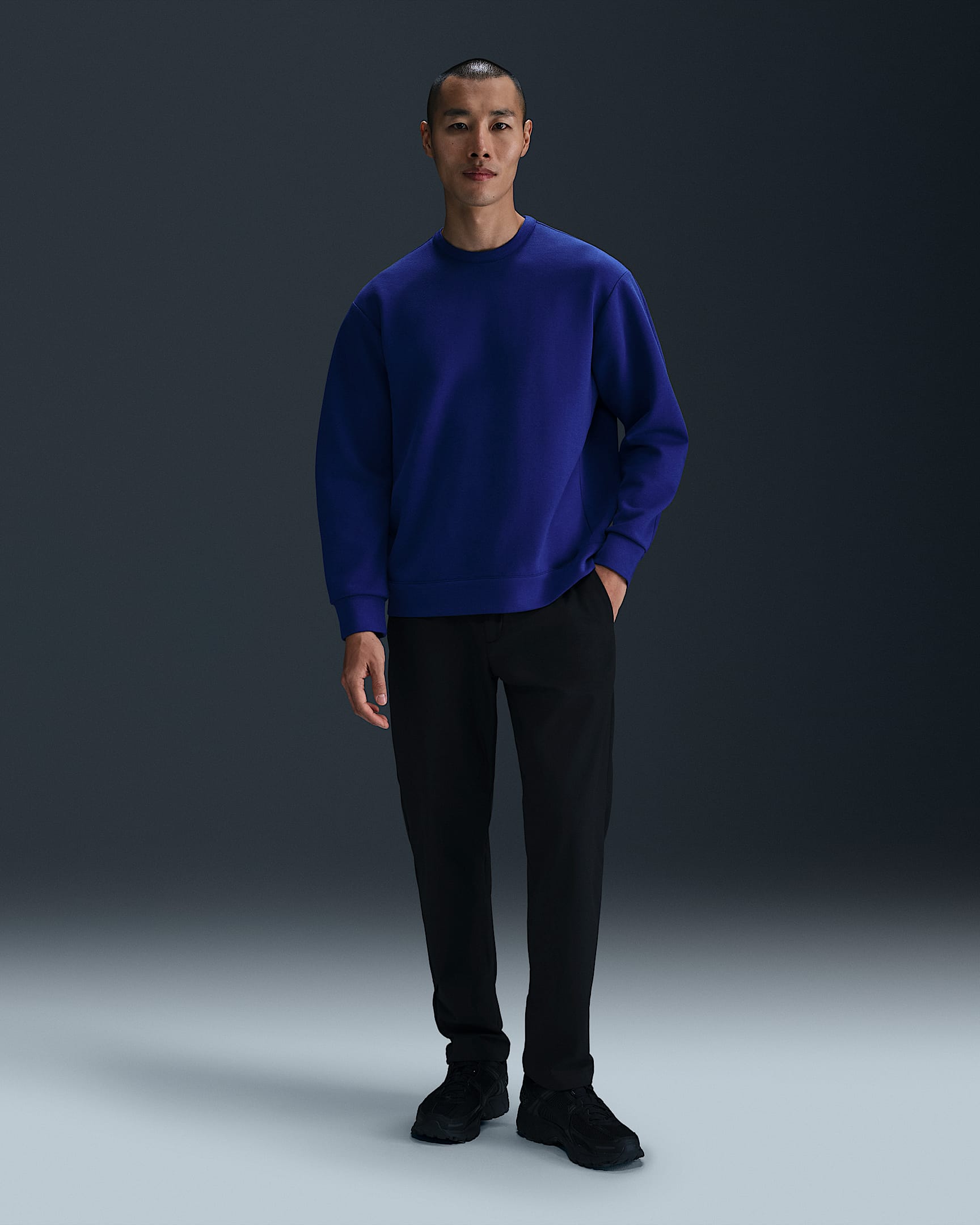 Nike 24.7 PerfectStretch Dri-FIT 男子多口袋防晒速干长裤 - 黑/黑/暗烟灰