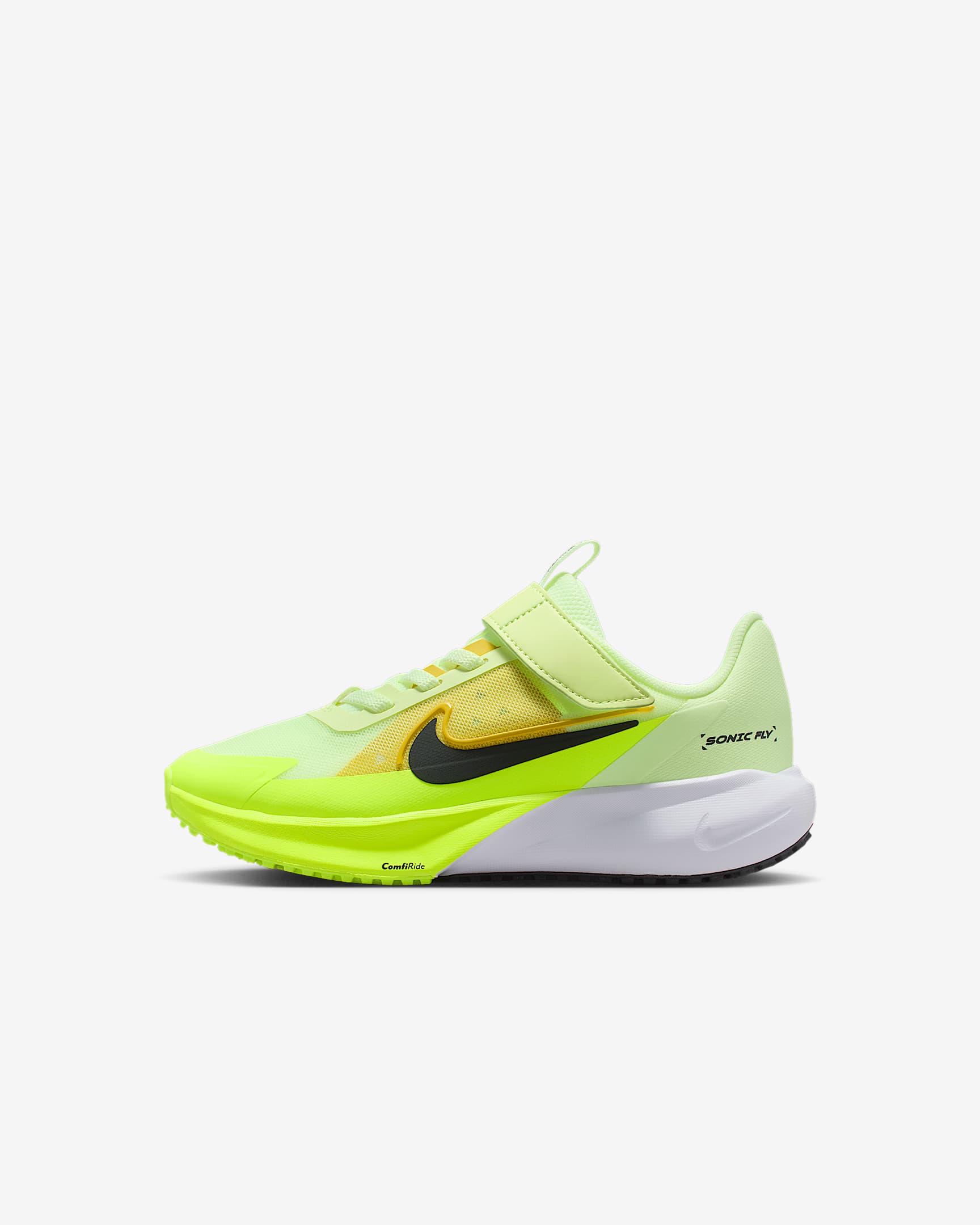 Nike Sonic Fly 耐克超音速号幼童跑步鞋 - 微黄绿/荧光黄/亮黄/黑