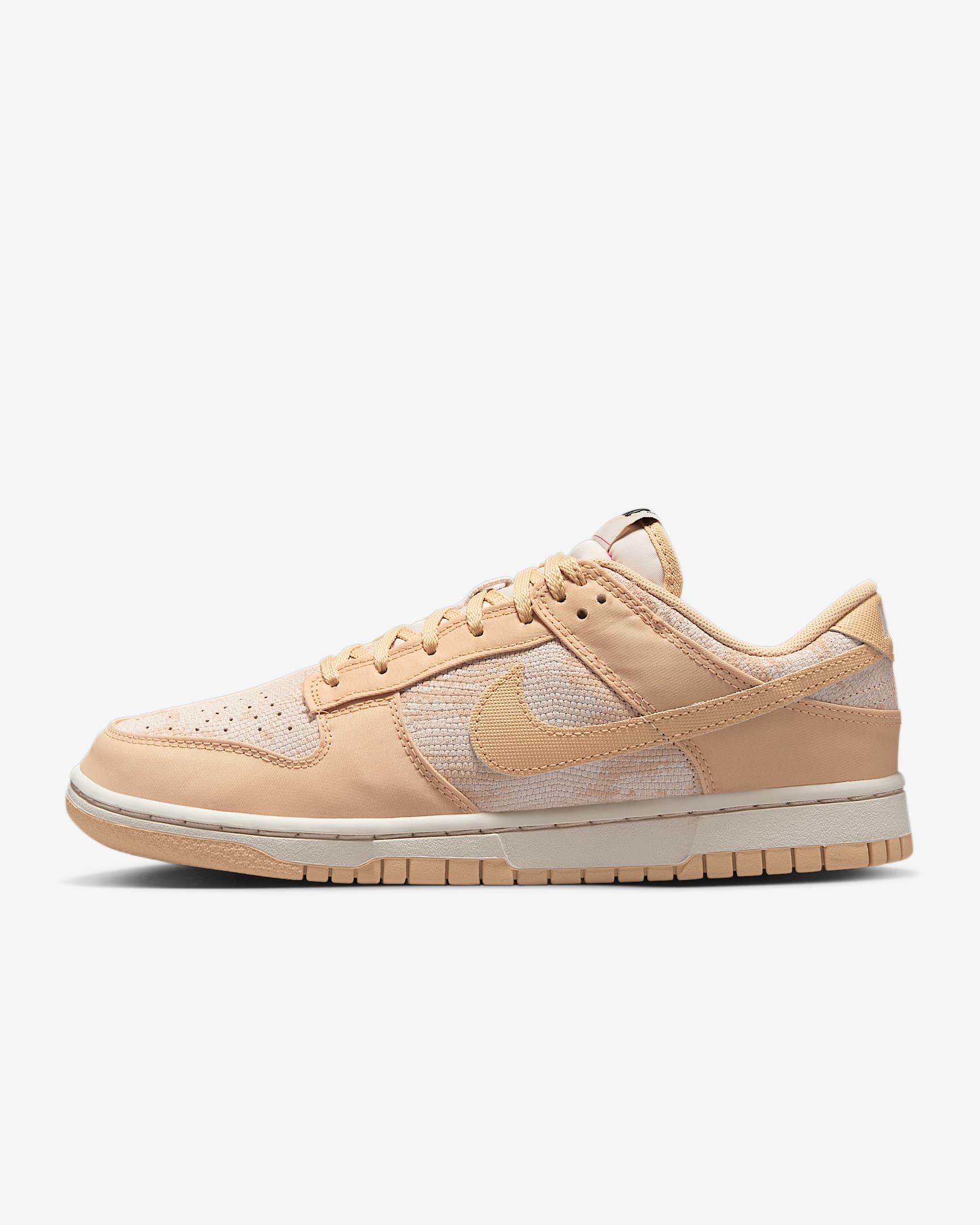 Nike Dunk Low 夏季女子运动鞋 - 浅土褐/大学红/黑/芝麻棕