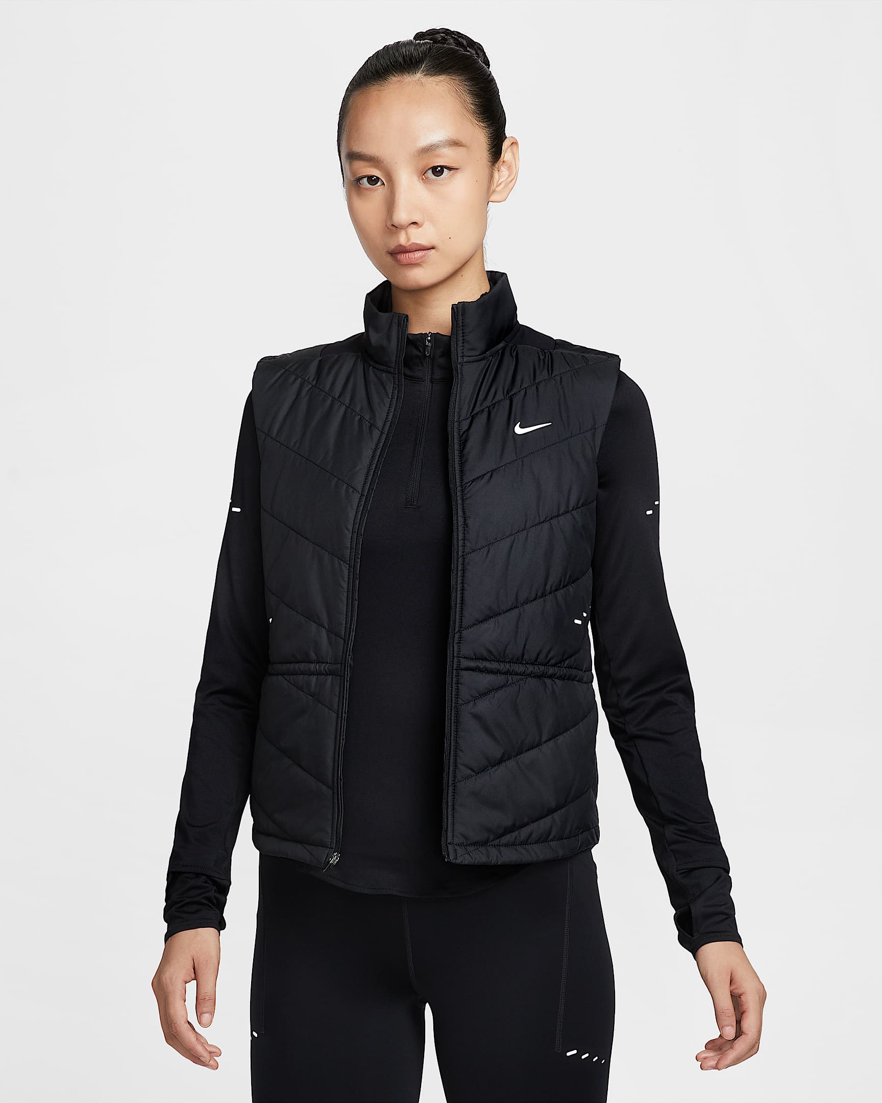 Nike Swift Therma-FIT 女子跑步马甲 - 黑