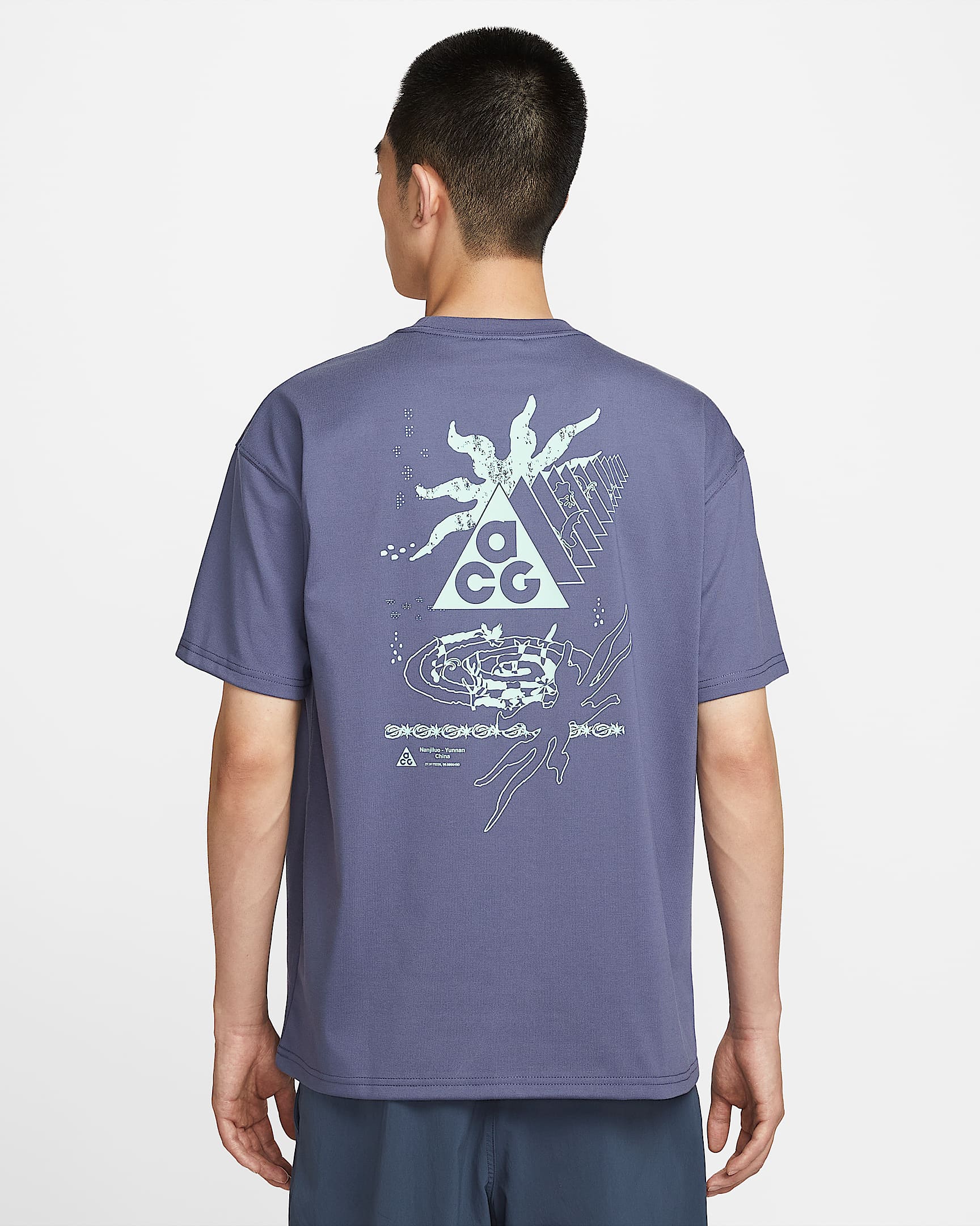 Nike ACG Dri-FIT 男子速干T恤 - 沙紫