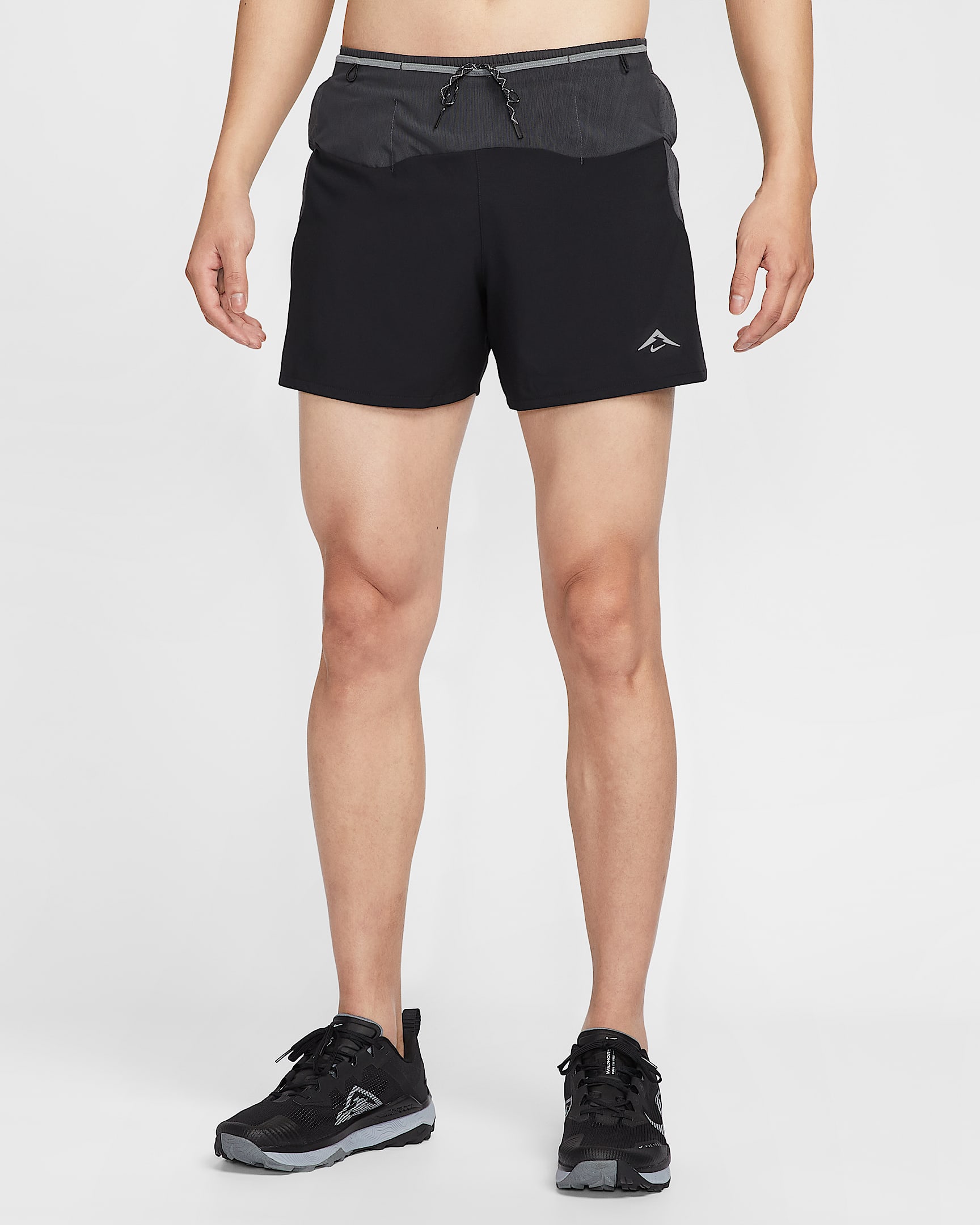 Nike Trail Second Sunrise Dri-FIT ADV 男子速干越野跑步短裤(含衬裤) - 黑/煤黑/黑/山峰白