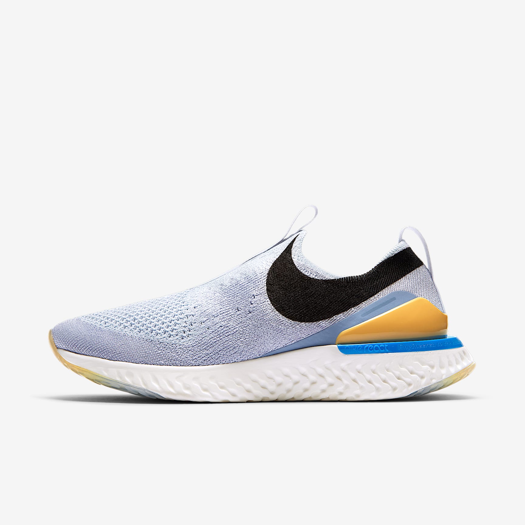 Nike Epic PHNTM React FK JDI 女子跑步鞋 - 足球灰/浅湛蓝/天体金/黑