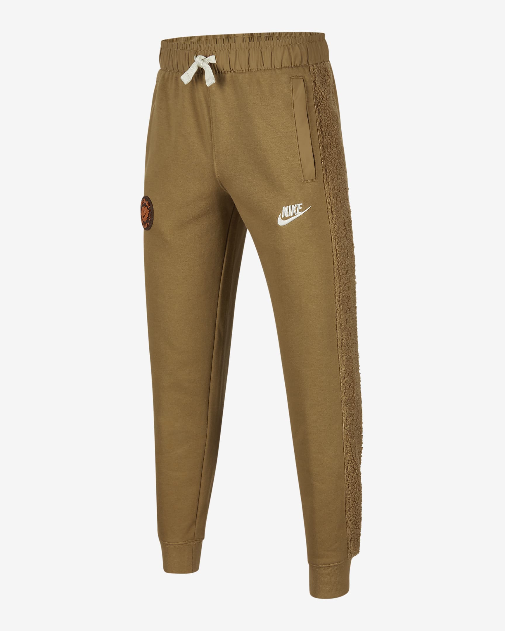 Nike Sportswear 大童冬季款加绒长裤 - 嫩芽金