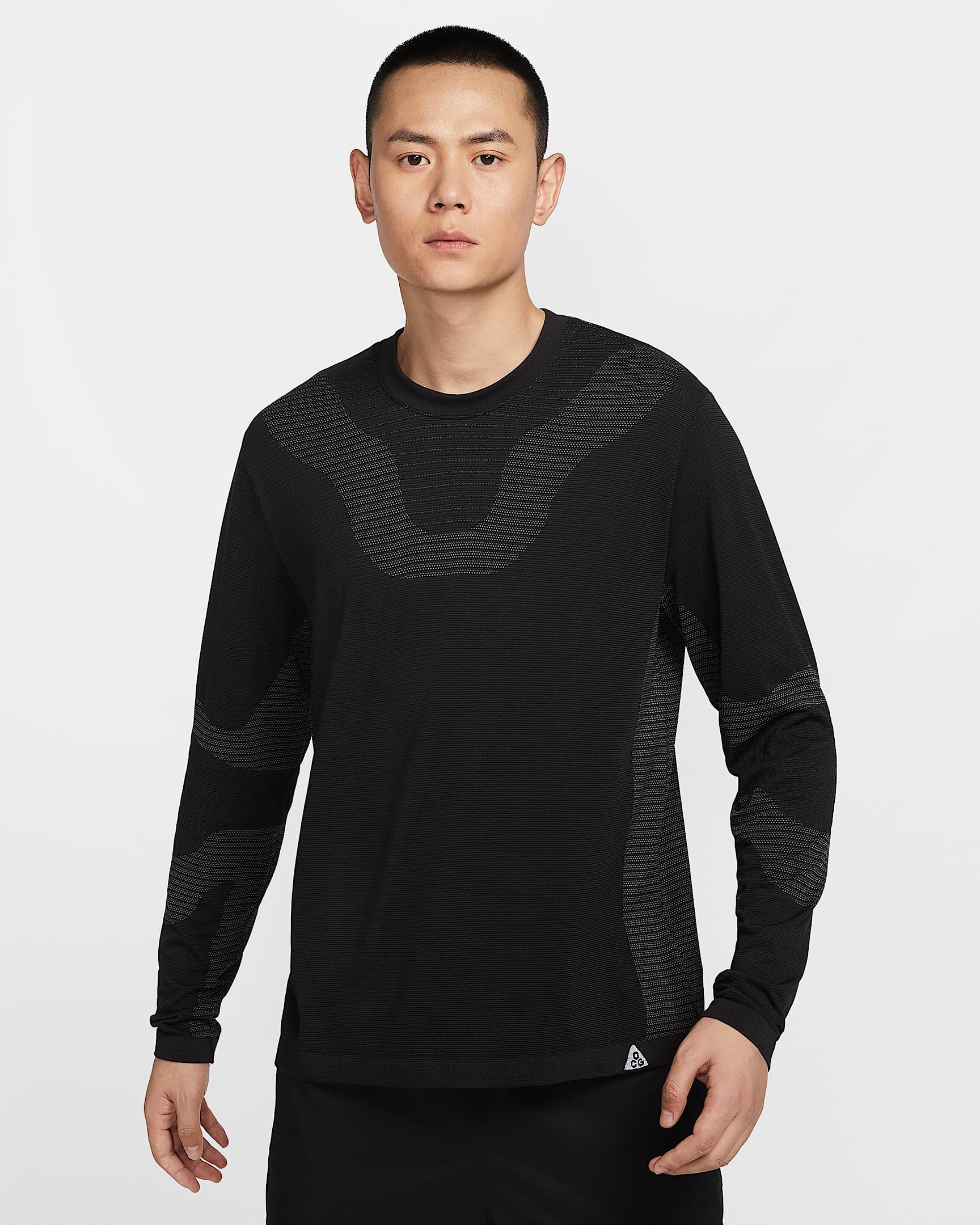 Nike ACG Dri-FIT ADV 男子速干长袖上衣 - 黑/冷灰