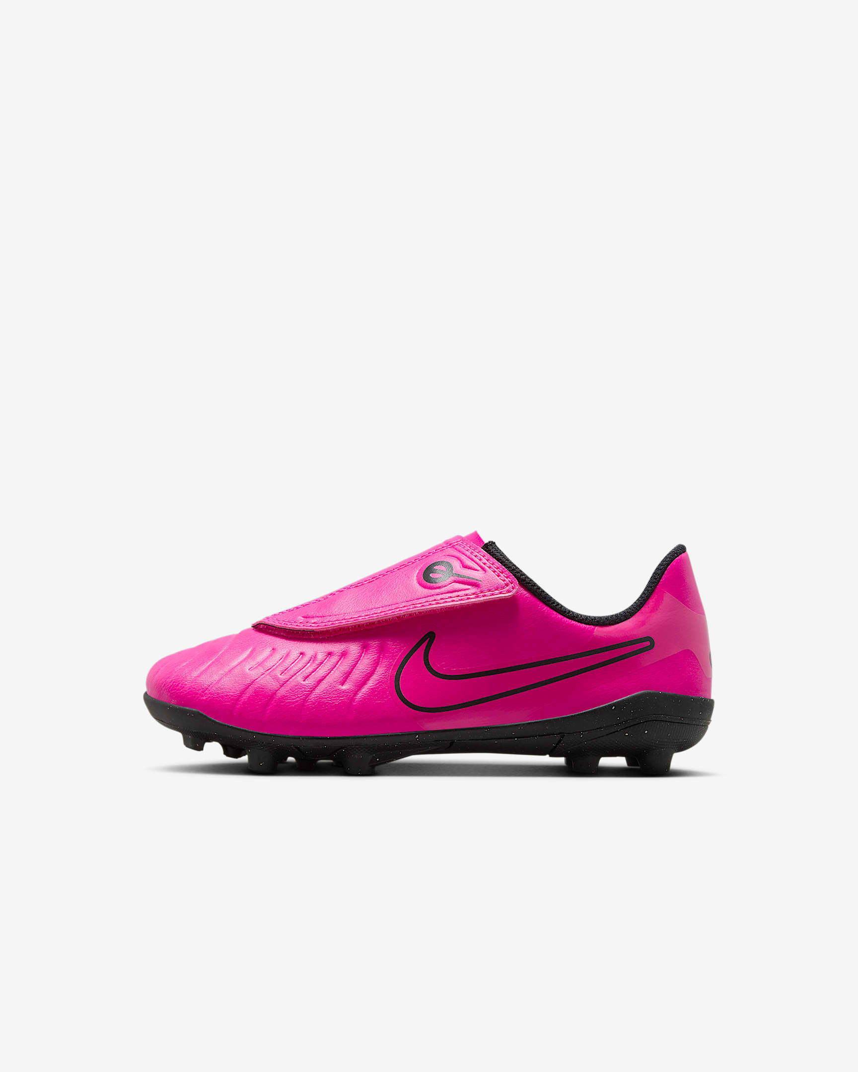 Nike Jr. Tiempo Legend 10 Club 耐克传奇系列幼童多种场地足球鞋 - 热情粉/黑