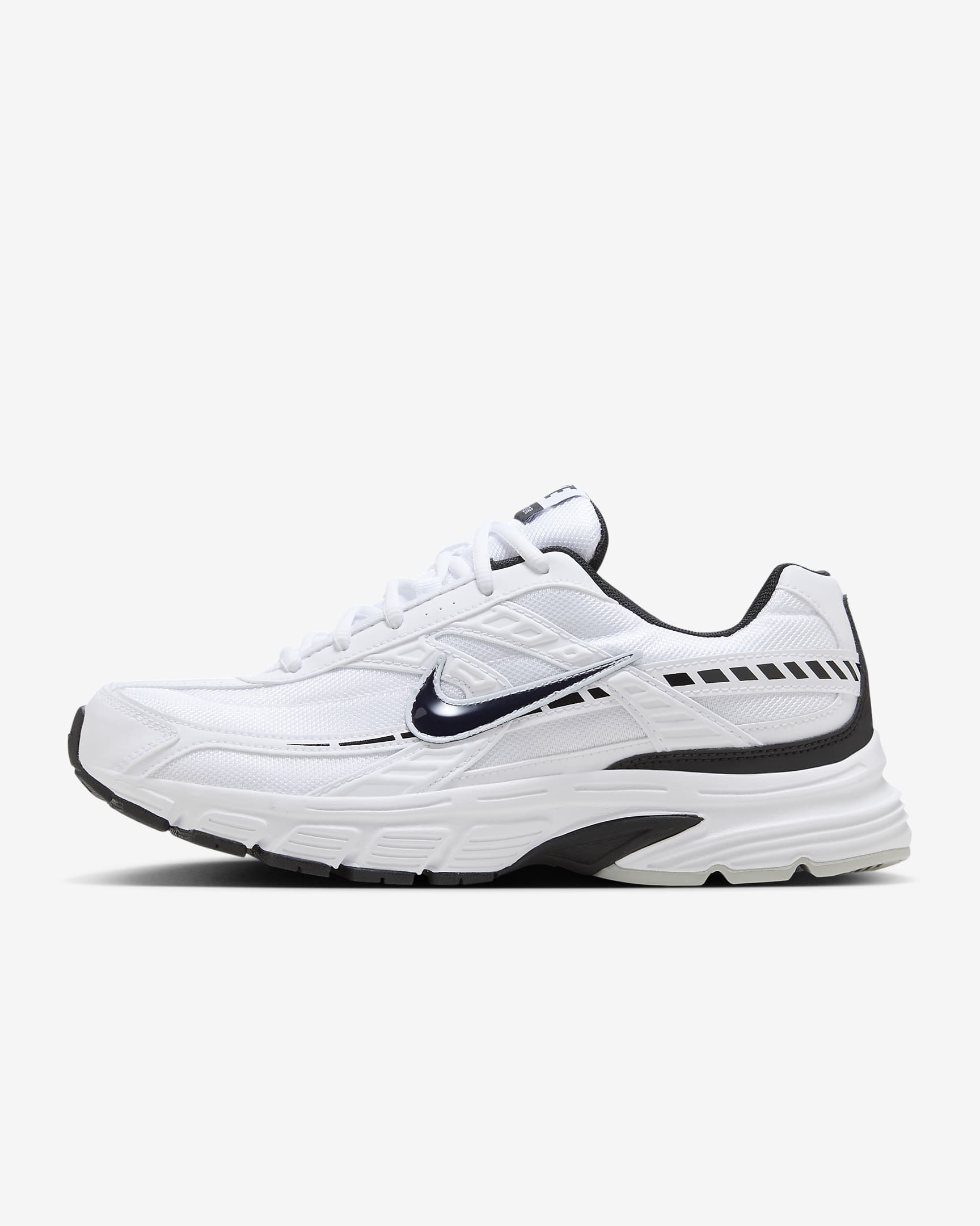 Nike Initiator 男子复古运动鞋老爹鞋 - 白色/黑