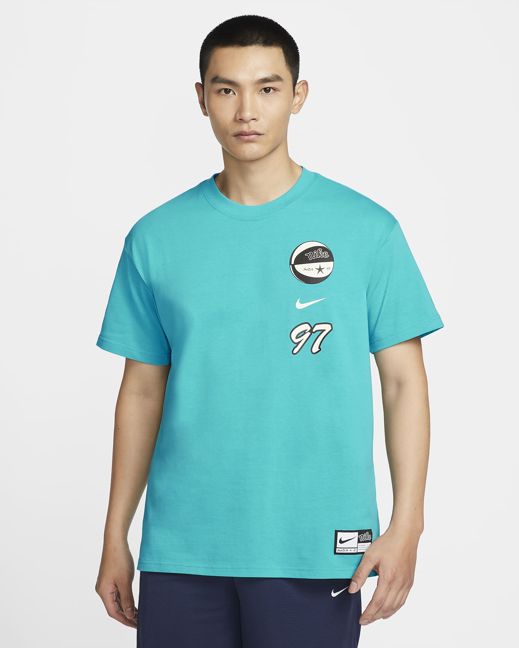 Nike 男子篮球T恤 - 仙人掌绿