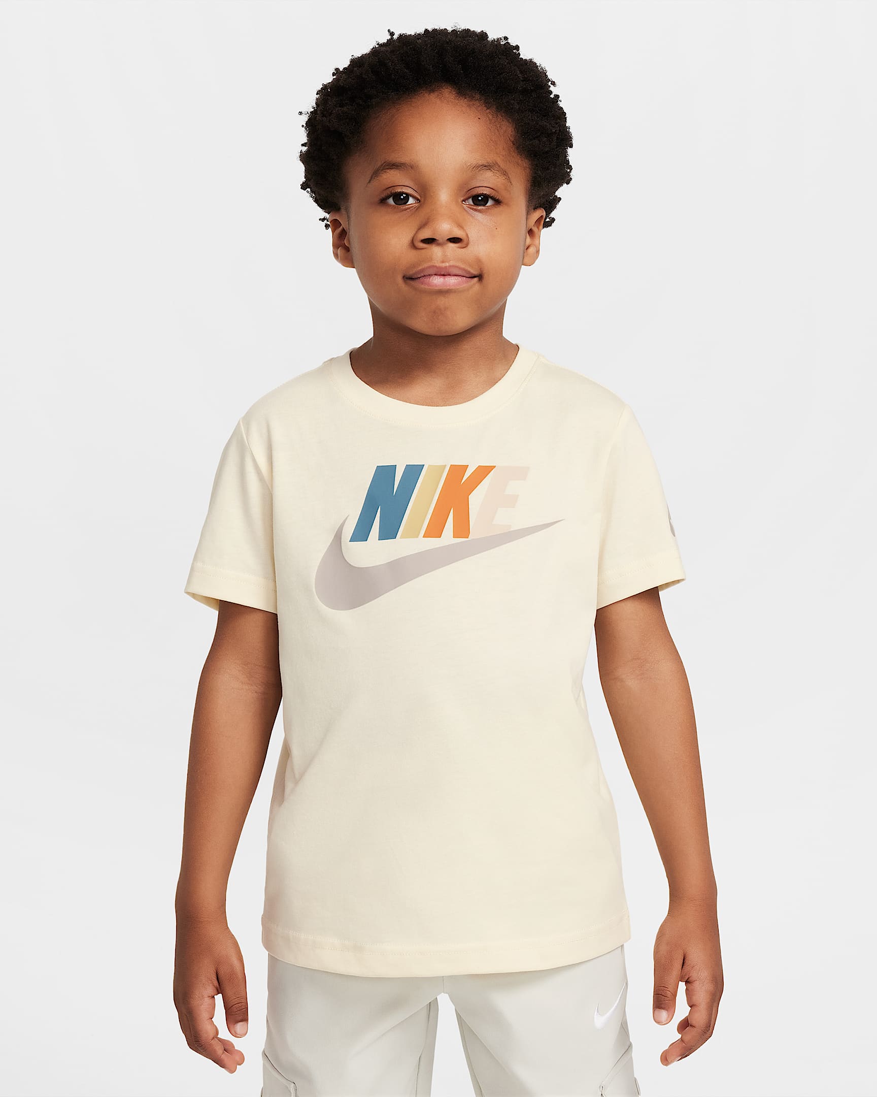 Nike 幼童T恤 - 椰奶色