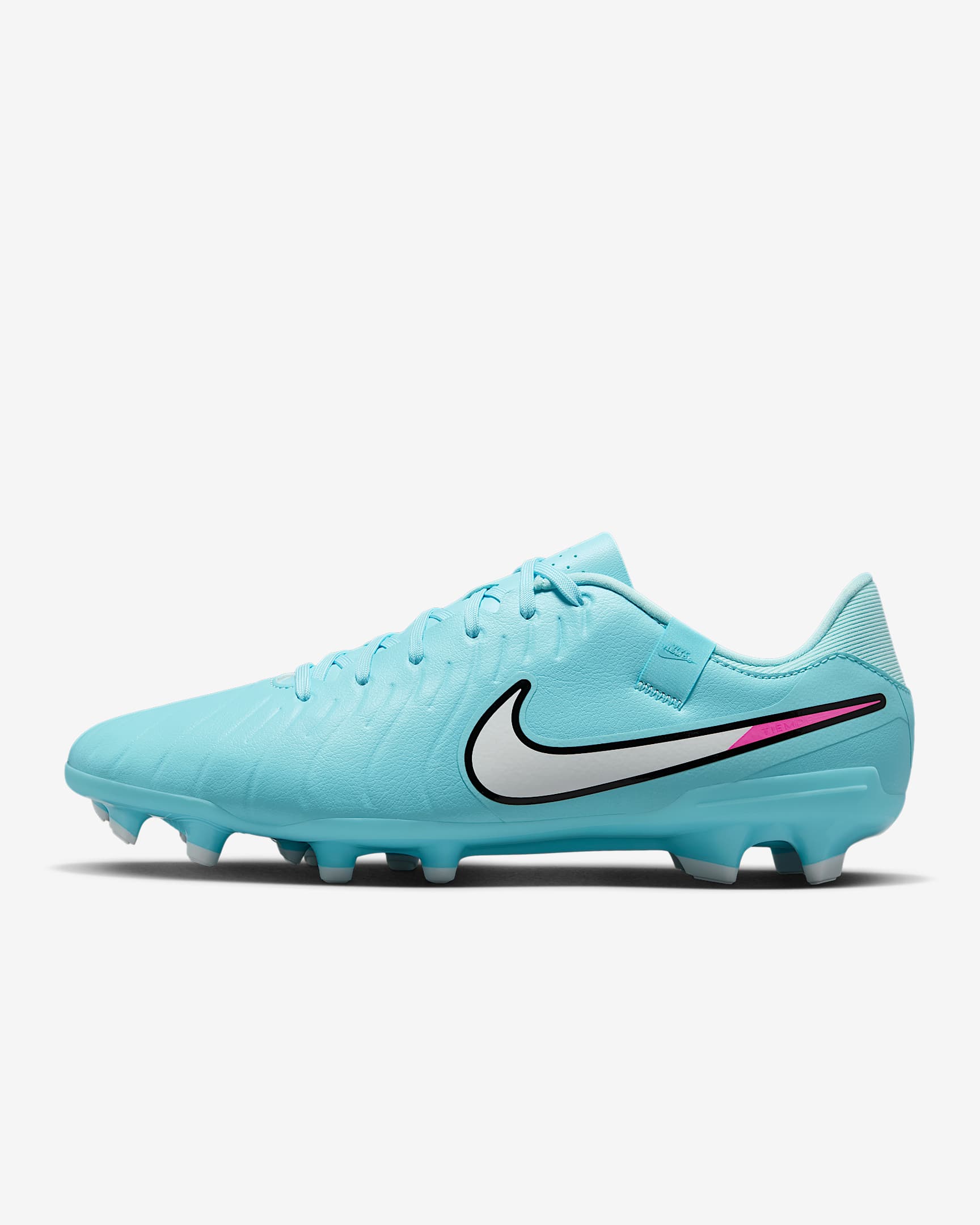 Nike Tiempo Legend 10 Academy 耐克传奇系列多种场地低帮足球鞋 - 粉蓝/白色