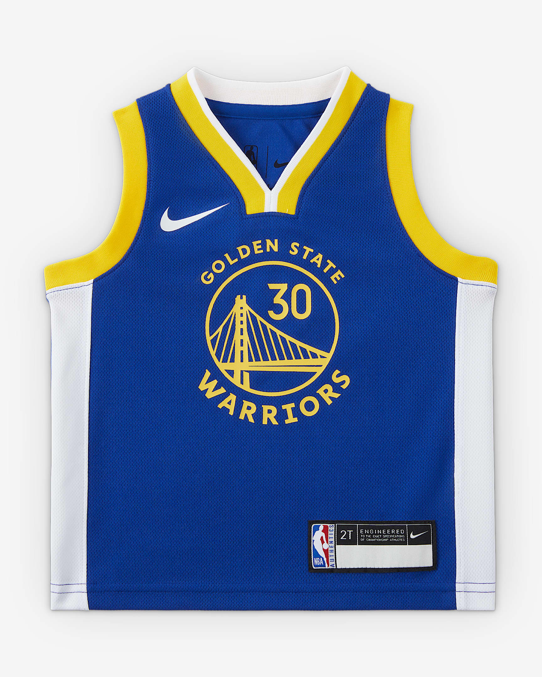 金州勇士队斯蒂芬·库里 (Stephen Curry) Icon Edition Nike NBA Jersey 婴童球衣 - 灯草蓝
