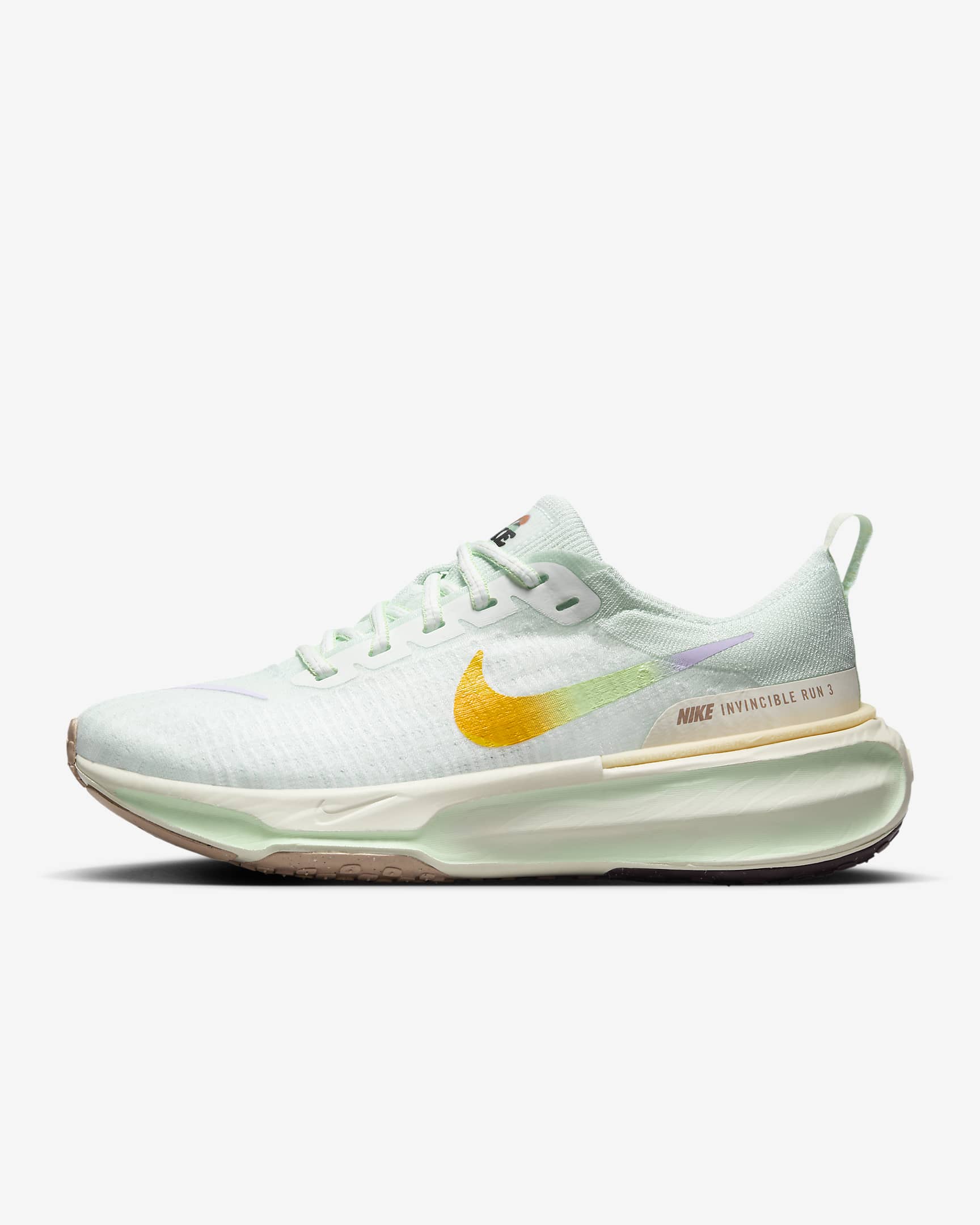 Nike Invincible 3 女子公路跑步鞋 - 微绿/帆白/薄雾紫/多色