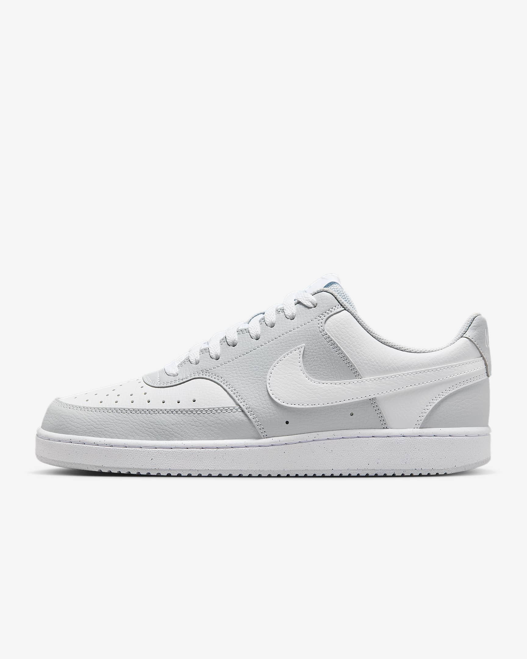 Nike Court Vision Low 男子运动鞋 - 白金色/白色