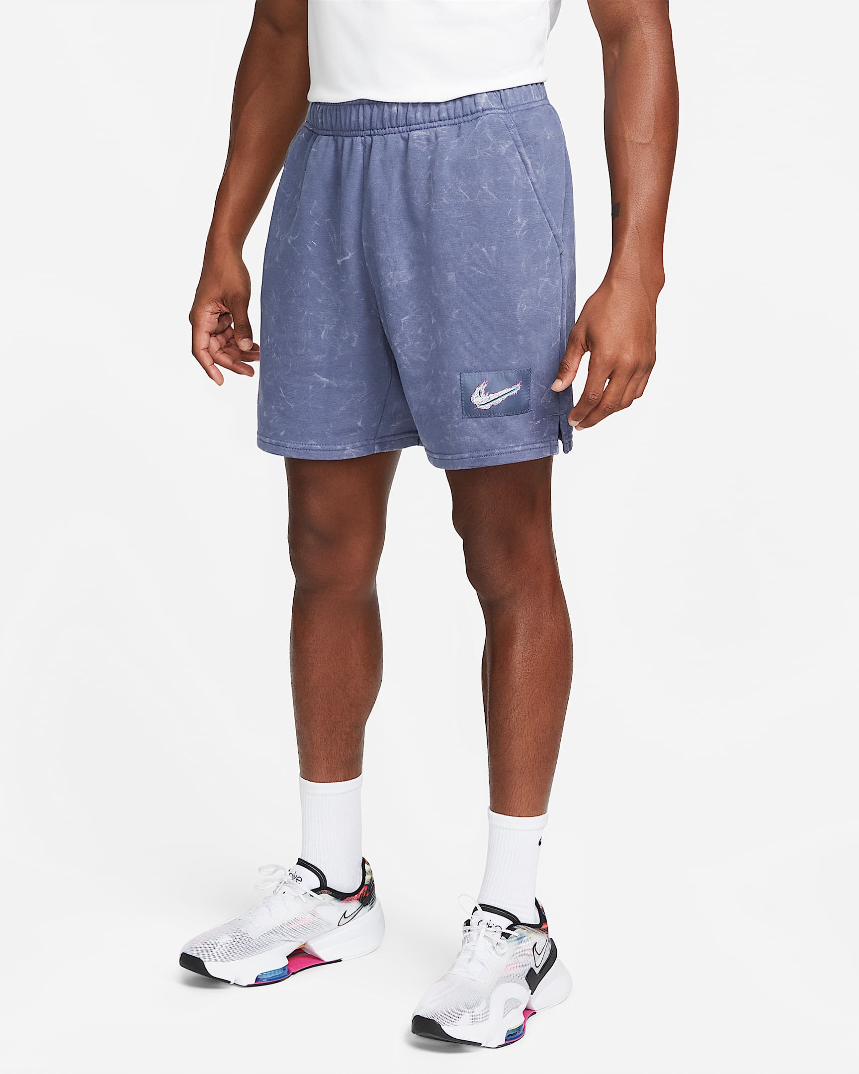 Nike Dri-FIT 男子针织训练速干短裤 - 芬蓝