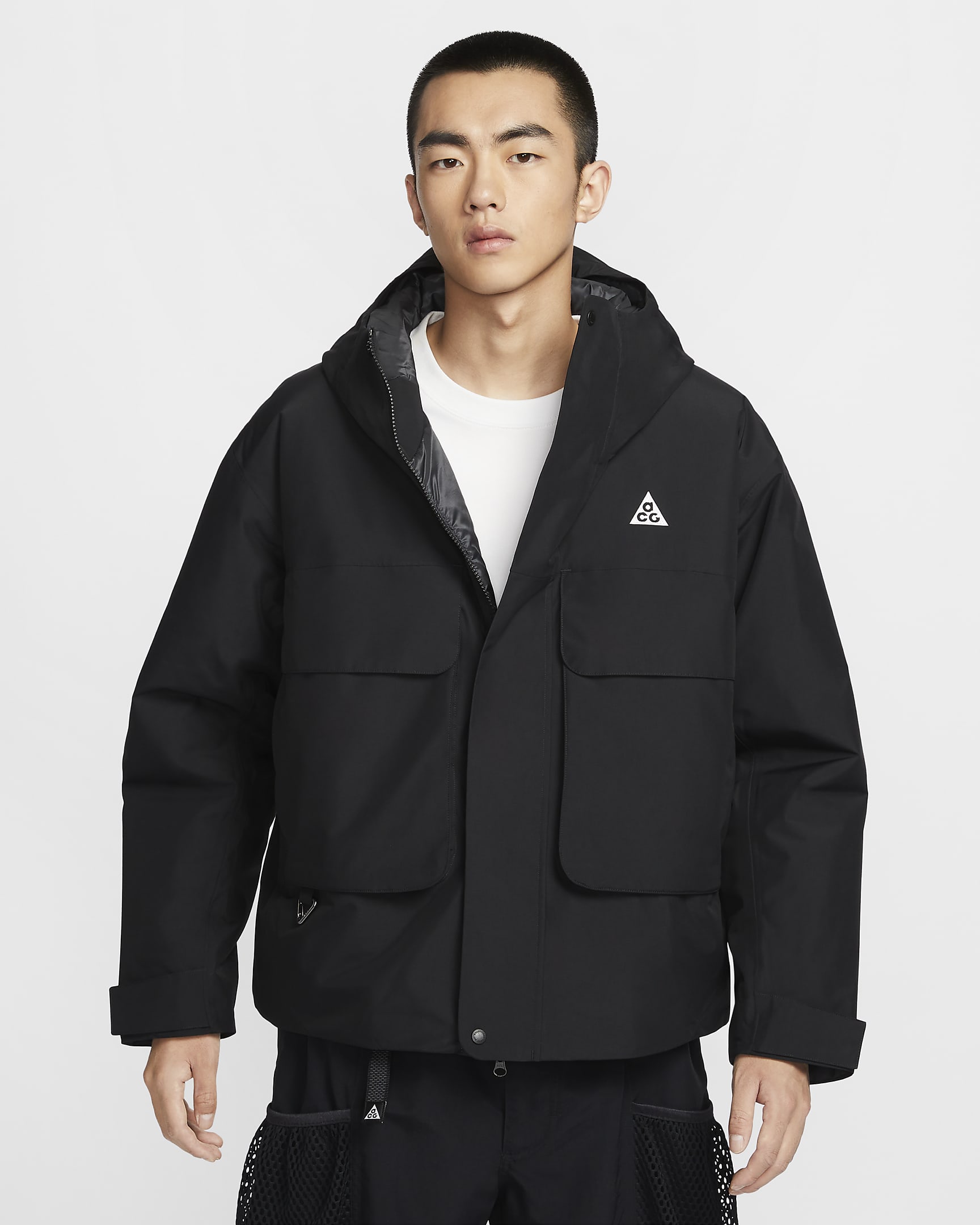 Nike ACG PrimaLoft® "Skull Peak" Storm-FIT 男子防风拒水棉服夹克 - 黑/煤黑/黑/山峰白