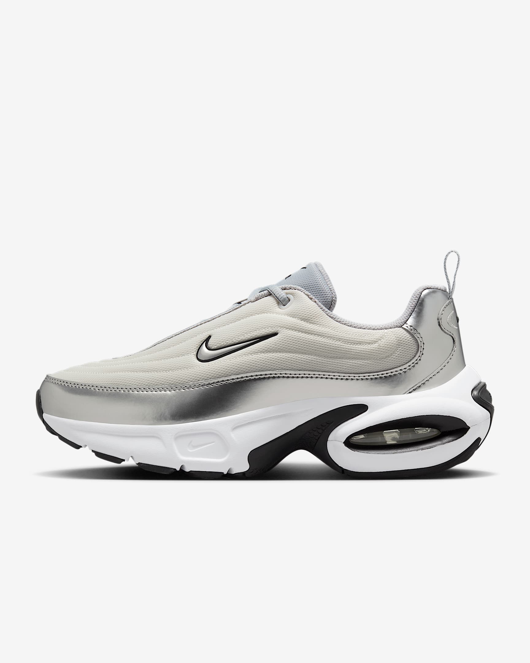 Nike Air Max Portal SE 女子运动鞋 - 金属银/幻影灰白/白色/黑