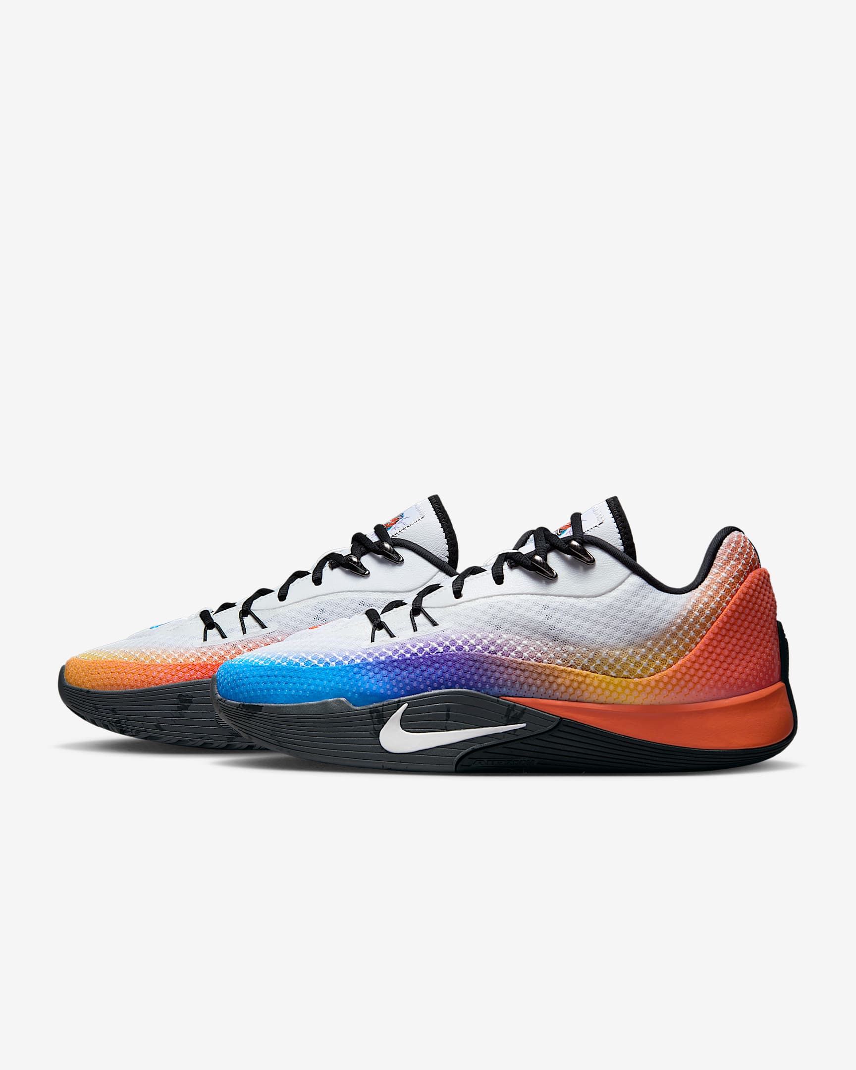 Nike S.T. Flare EP 耐克气焰男/女篮球鞋 - 白色/黑/太空粘土黄/白色