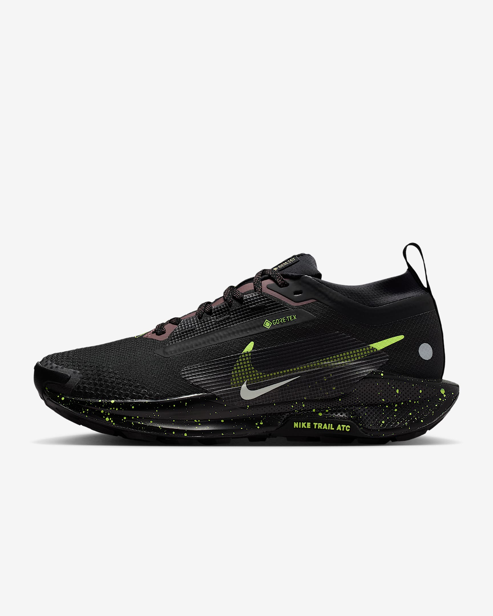 Nike Pegasus Trail 5 GORE-TEX 耐克飞马女子防水越野跑步鞋 - 黑/幻影灰白/图腾黑紫/荧光冰黄