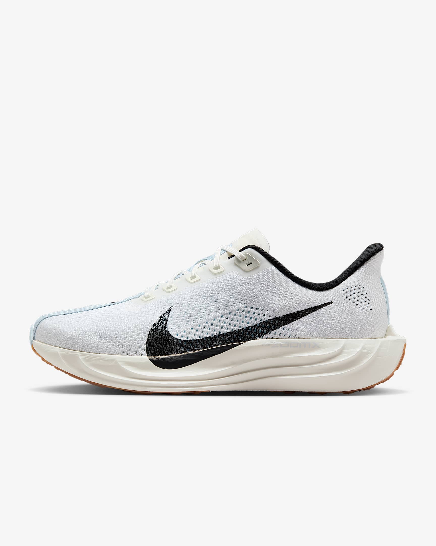 Nike Pegasus Plus 耐克超级飞马男子公路跑步鞋 - 白色/帆白/紫蓝/黑
