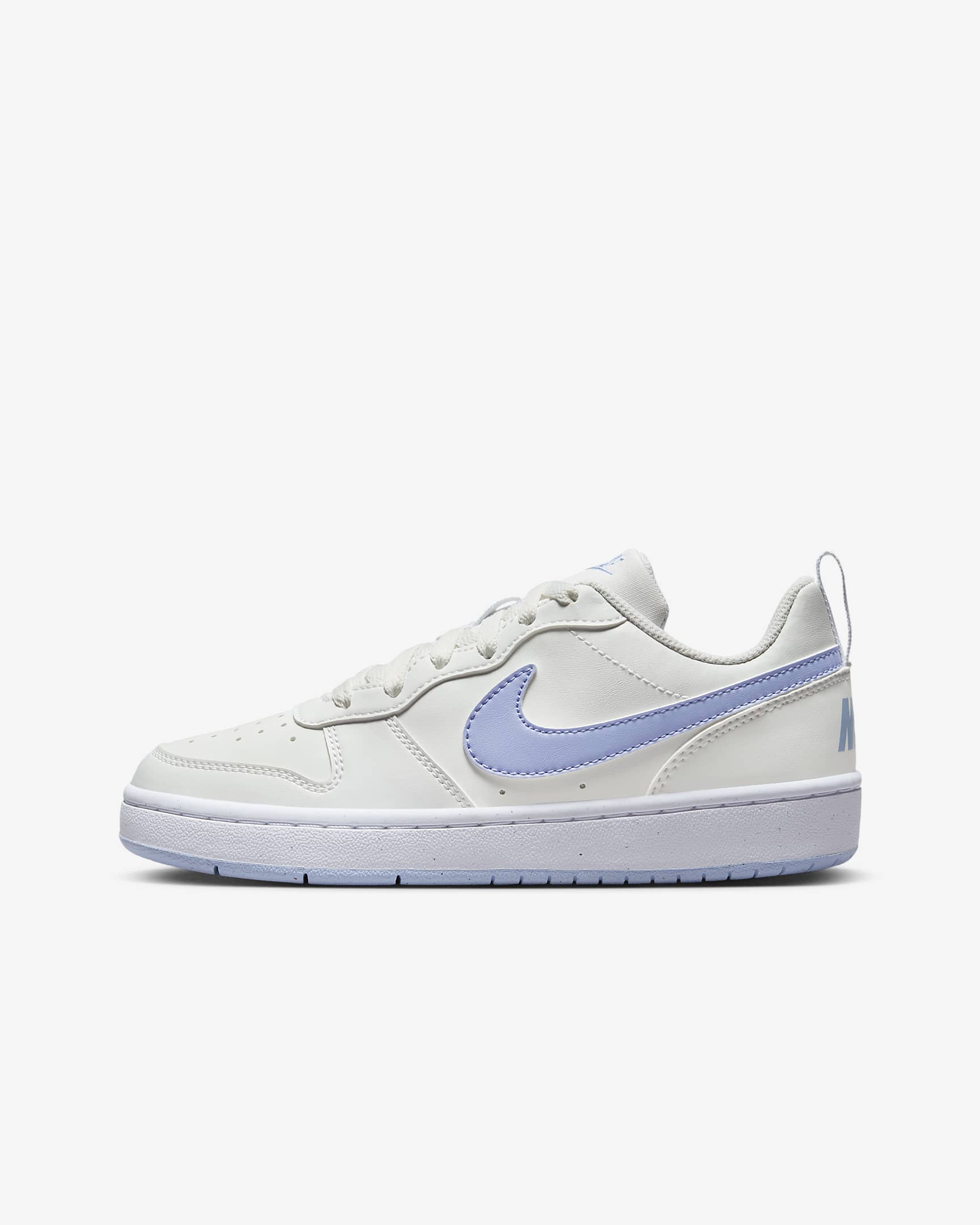 Nike Court Borough Low Recraft 耐克酷菠萝大童运动鞋 - 山峰白/狂喜钴蓝