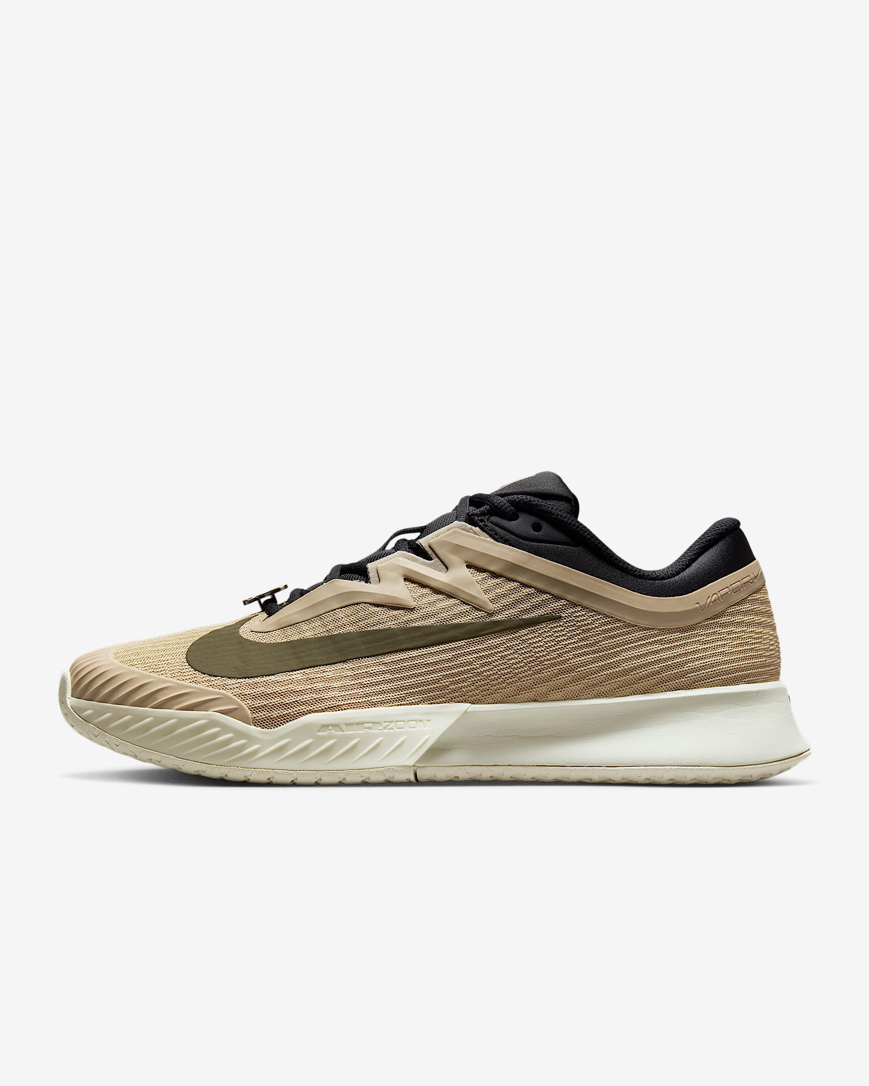 Nike Vapor Pro 3 Heritage 男子硬地球场网球鞋 - 沙漠卡其/海玻璃色/中橄榄绿