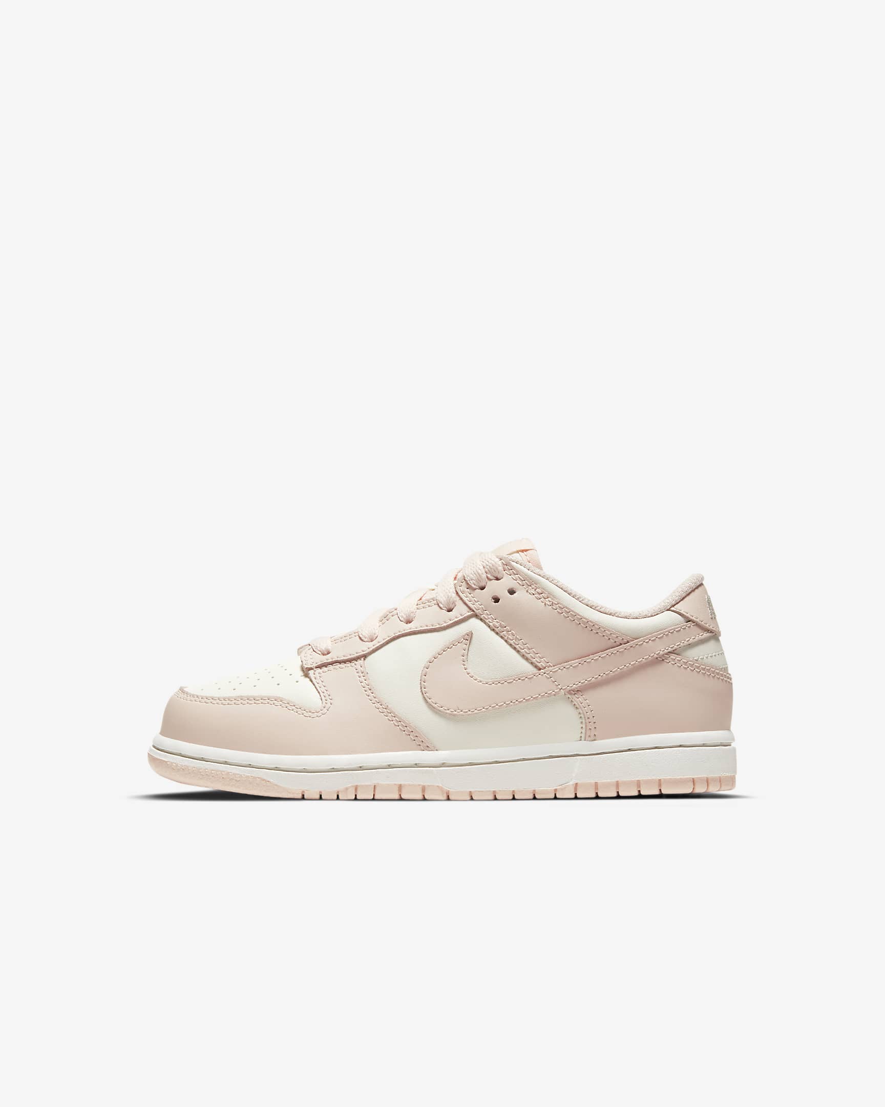 Nike Dunk Low 幼童运动童鞋板鞋 - 帆白/柔和橙