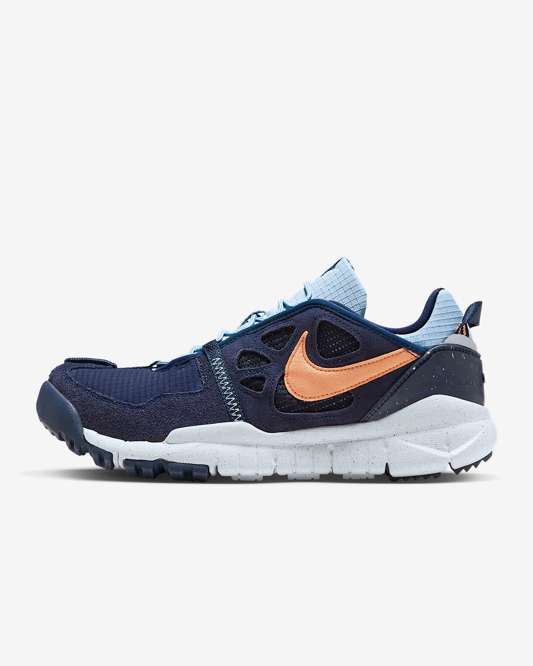 Nike Free Terra Vista NN 男子透气轻盈运动鞋 - 黑蓝/深藏青/乳蓝/迷幻橙