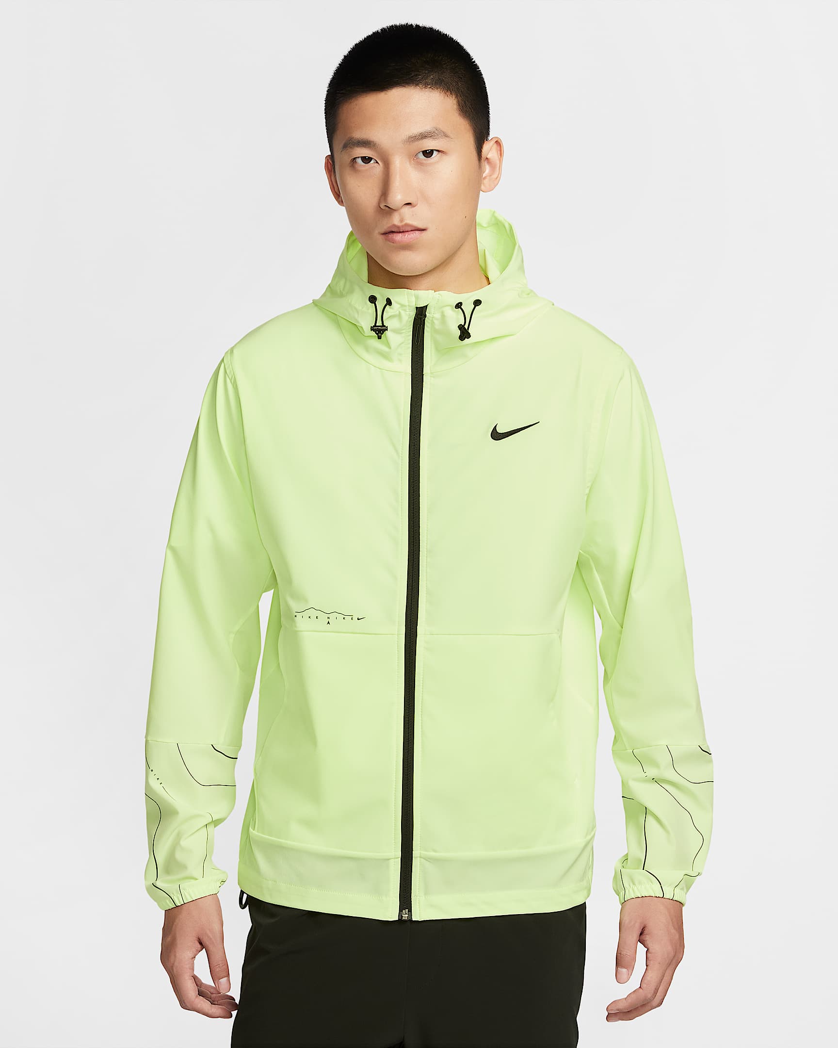Nike Unlimited Repel 男子拒水百搭夹克 - 微黄绿