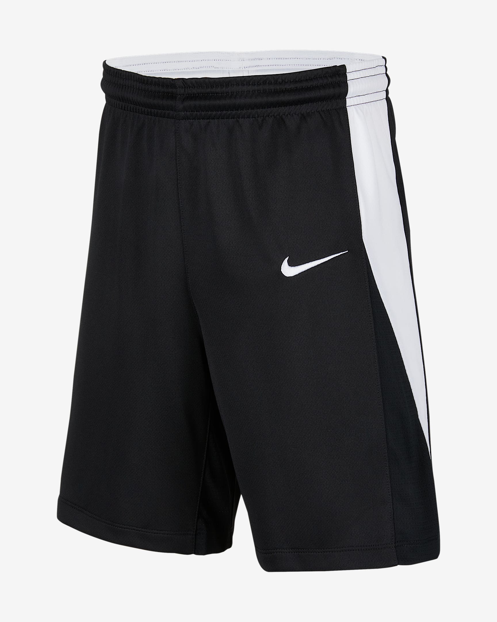 Nike 大童篮球短裤 - 黑/白色/白色