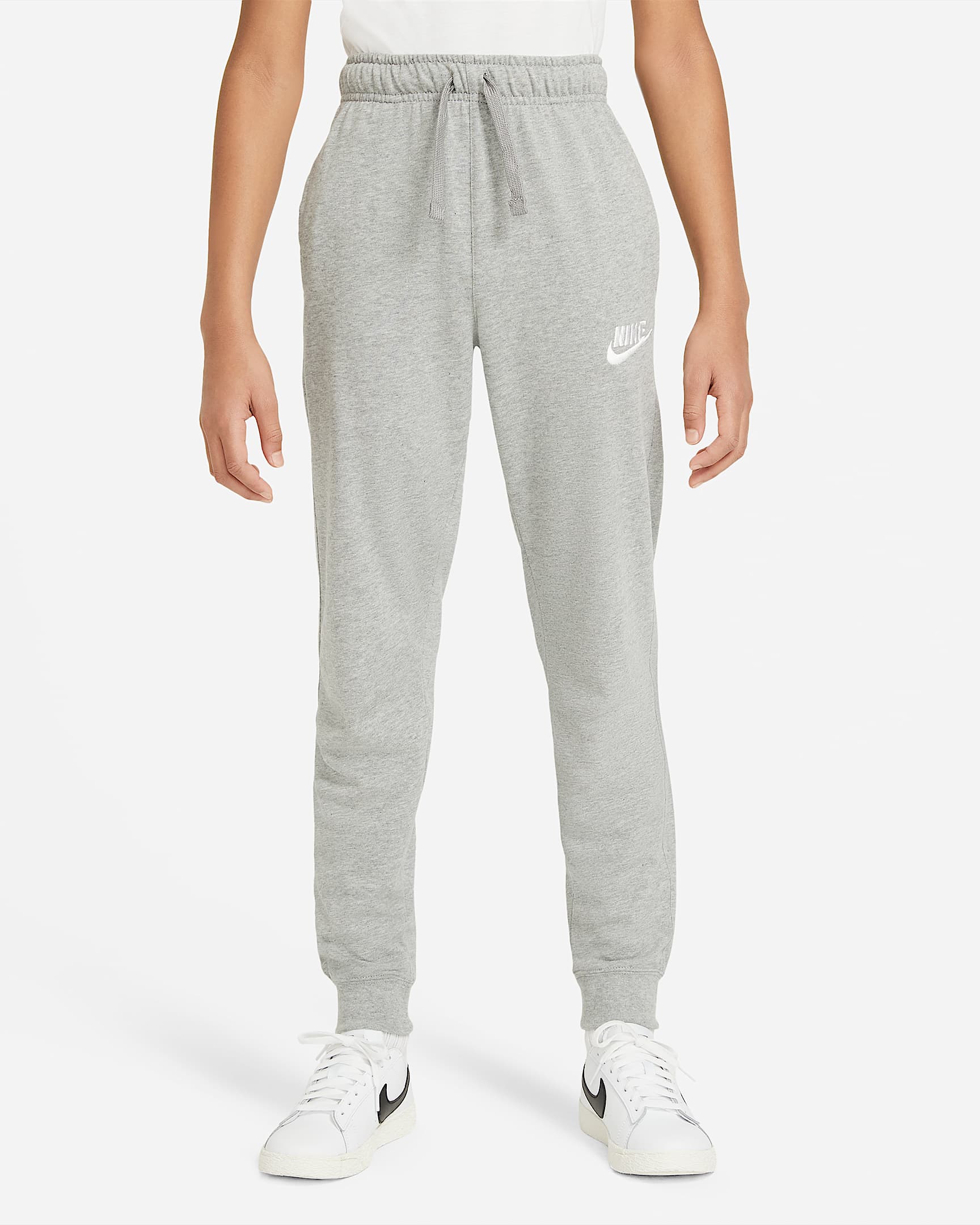 Nike Sportswear 大童（男孩）长裤 - 调色暗灰/白色