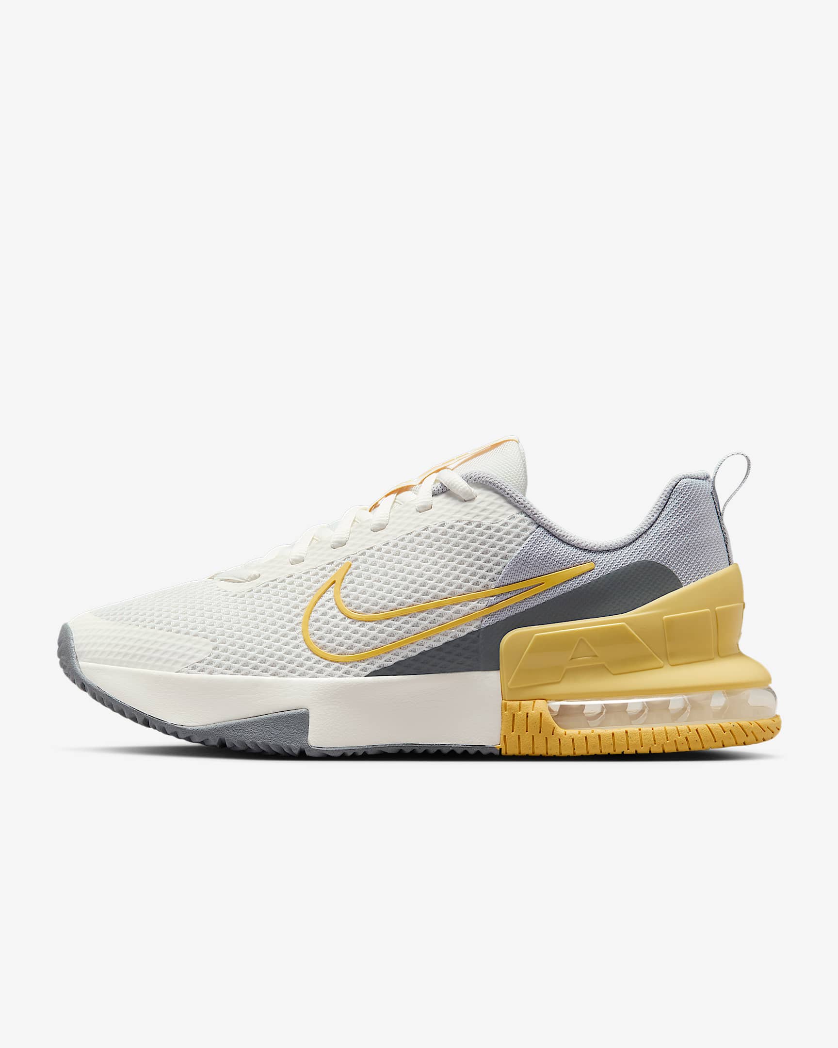 Nike Air Max Alpha Trainer 6 男子训练鞋 - 帆白/浅烟灰/烟灰/土星金