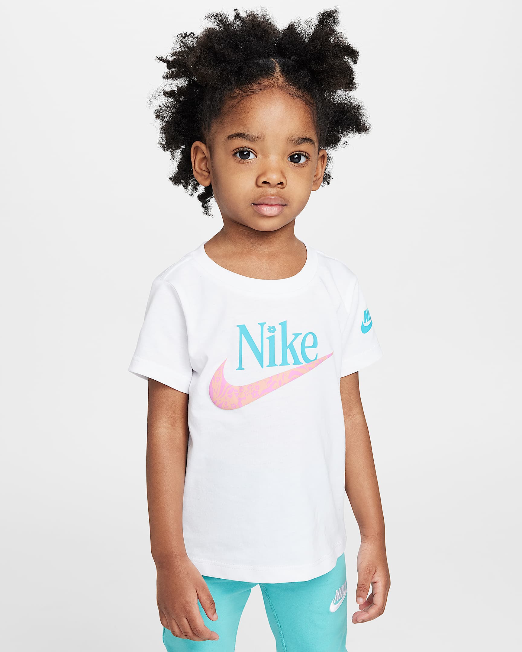 Nike Futura Wildflower 婴童T恤 - 白色