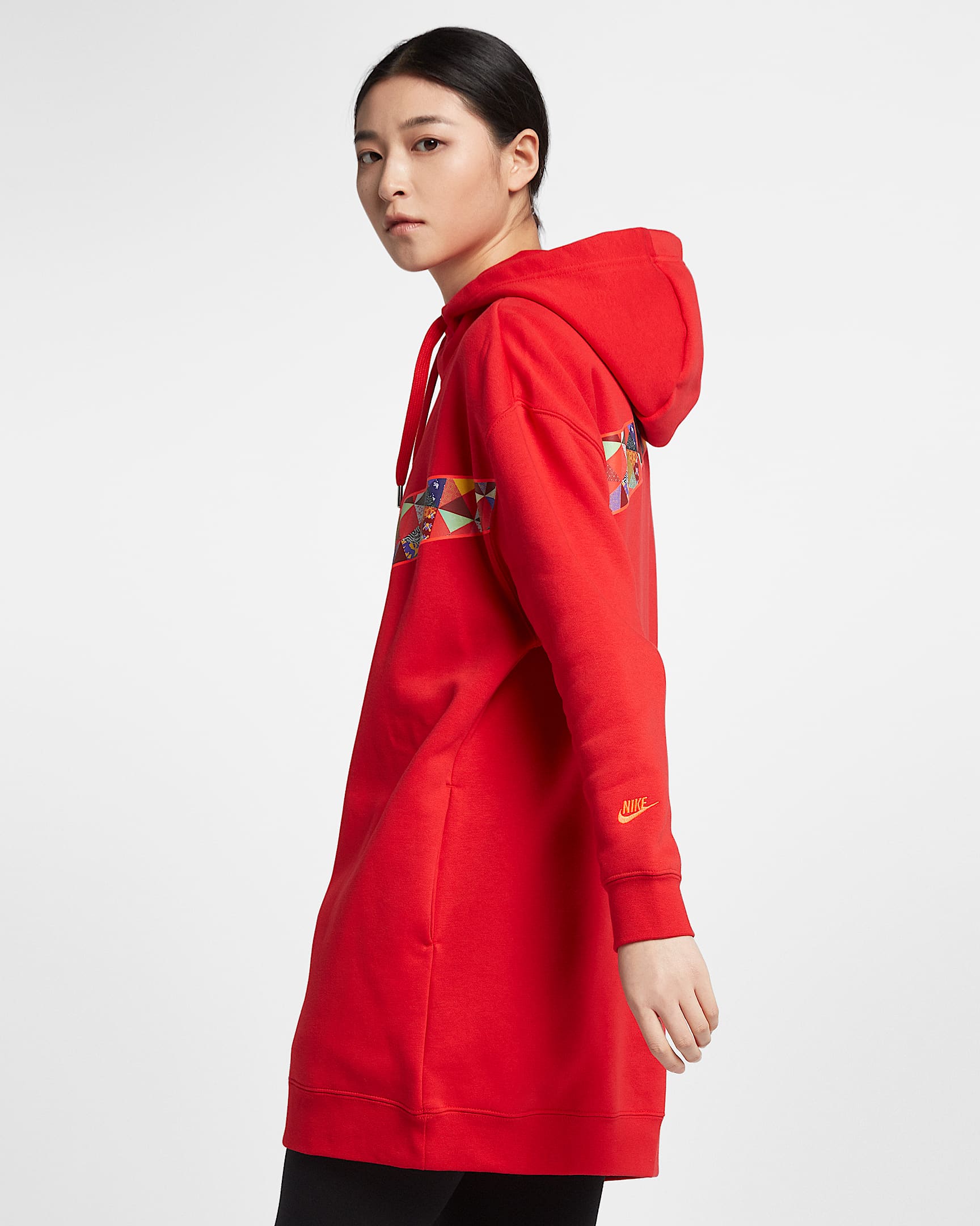Nike Sportswear 女子套头连帽衫 - 大学红