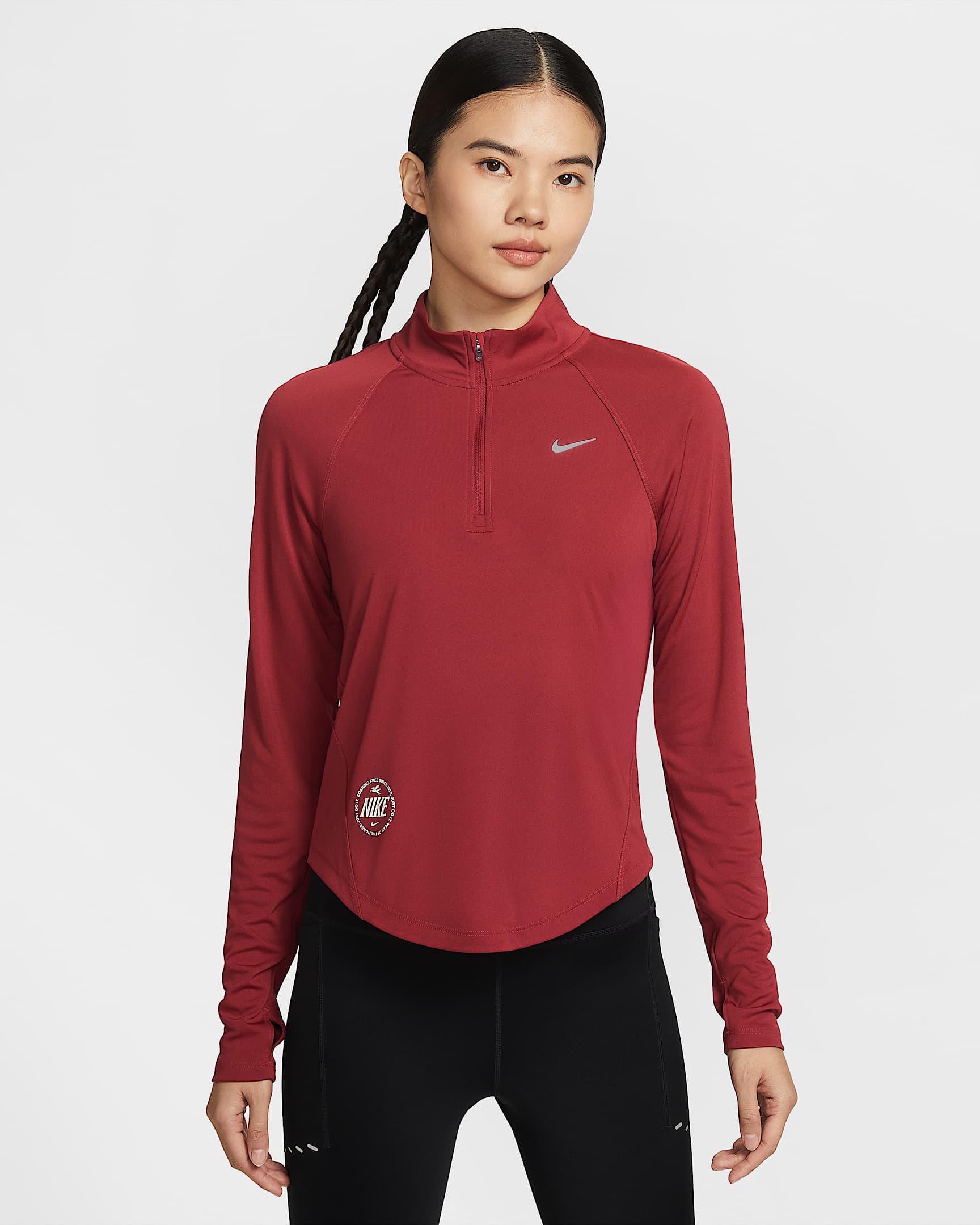Nike 马年限定脱缰系列 Dri-FIT 新年款女子速干跑步上衣 - 深队红