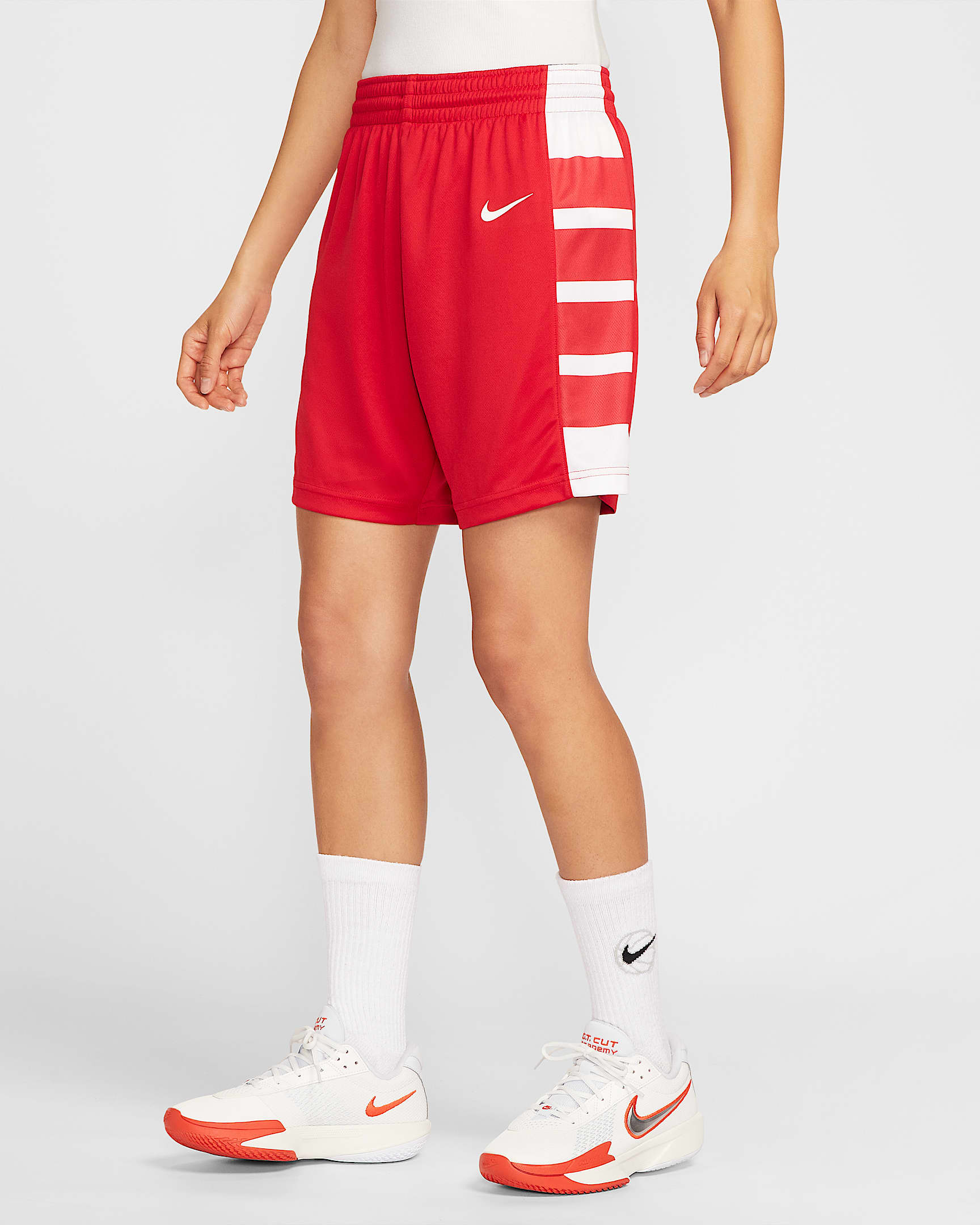 Nike Dri-FIT Elite Power 女子速干短裤 - 队猩红