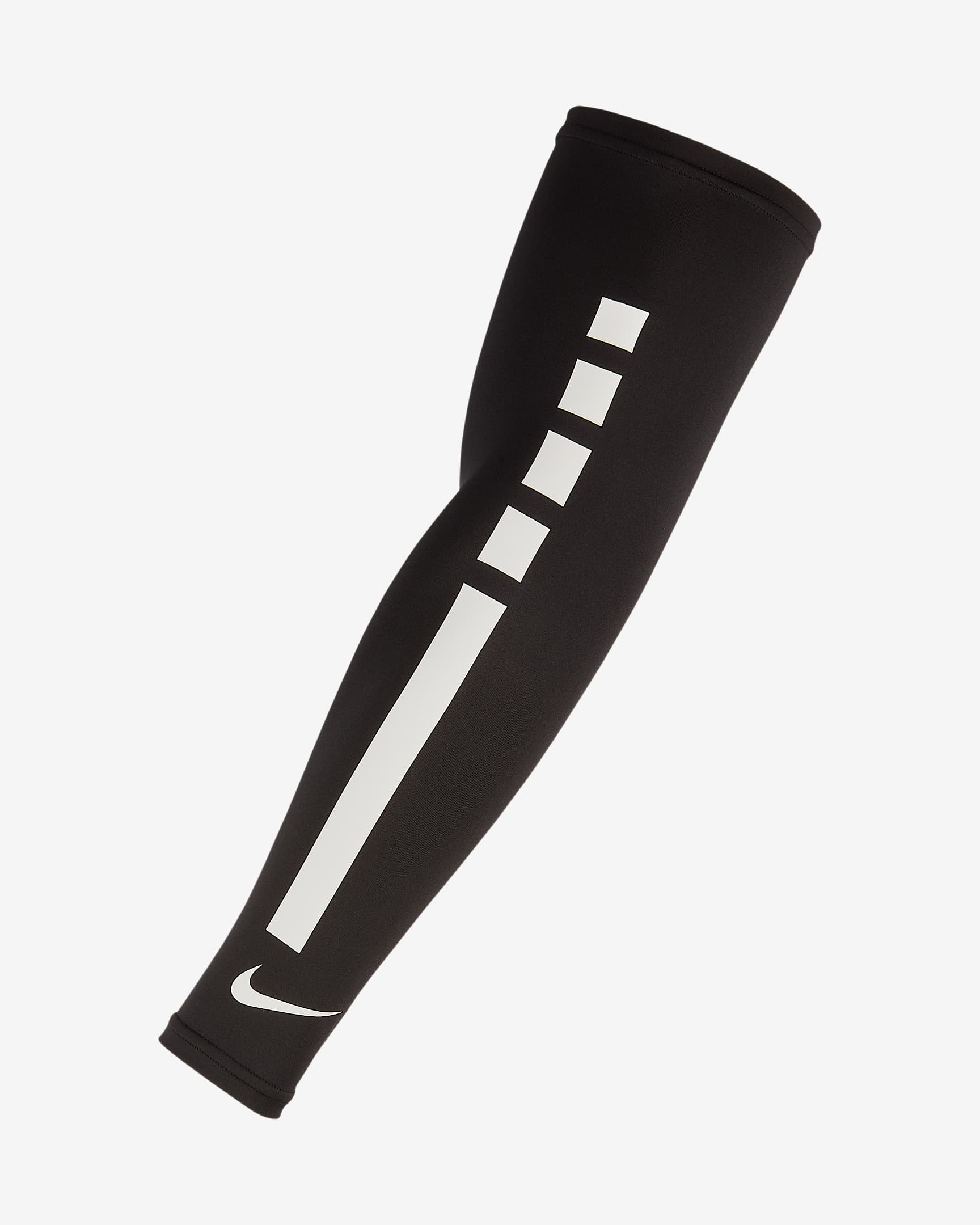 Nike Pro Elite 2.0 防晒速干篮球训练护臂(1 只) - 黑/白色/白色