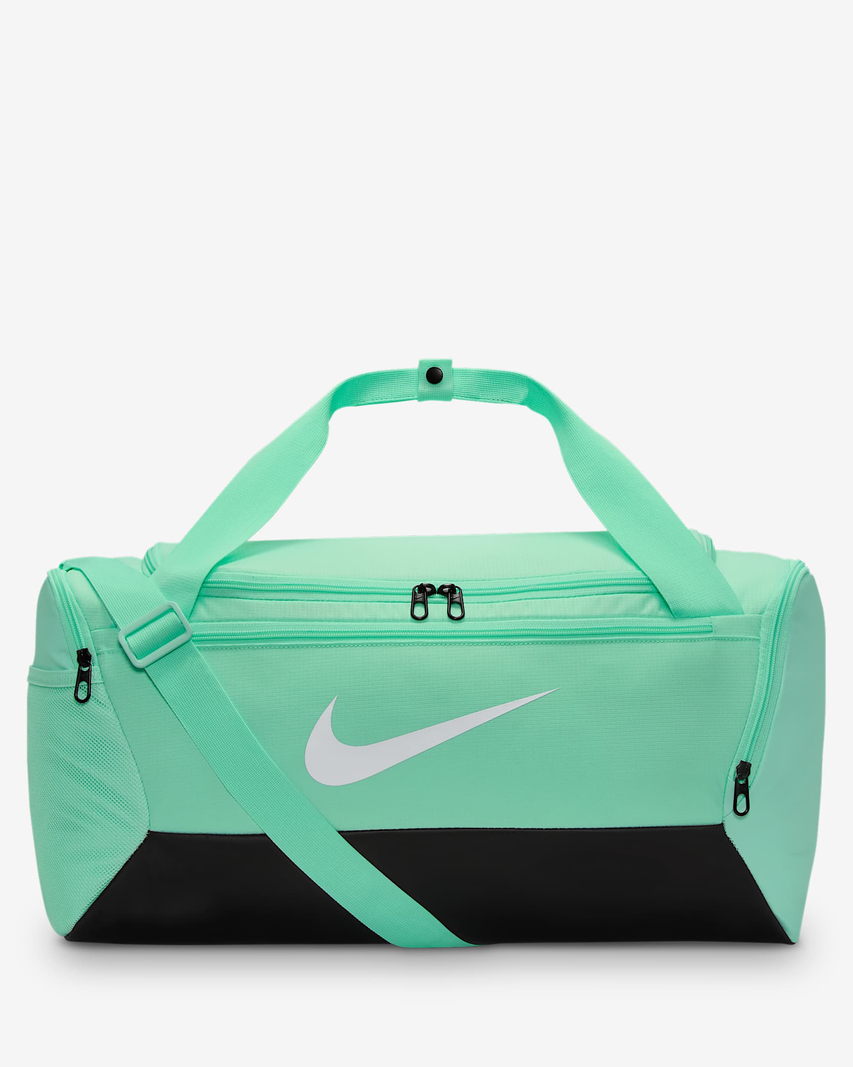 Nike Brasilia 训练行李包 - 泡沫薄荷绿/黑/白色