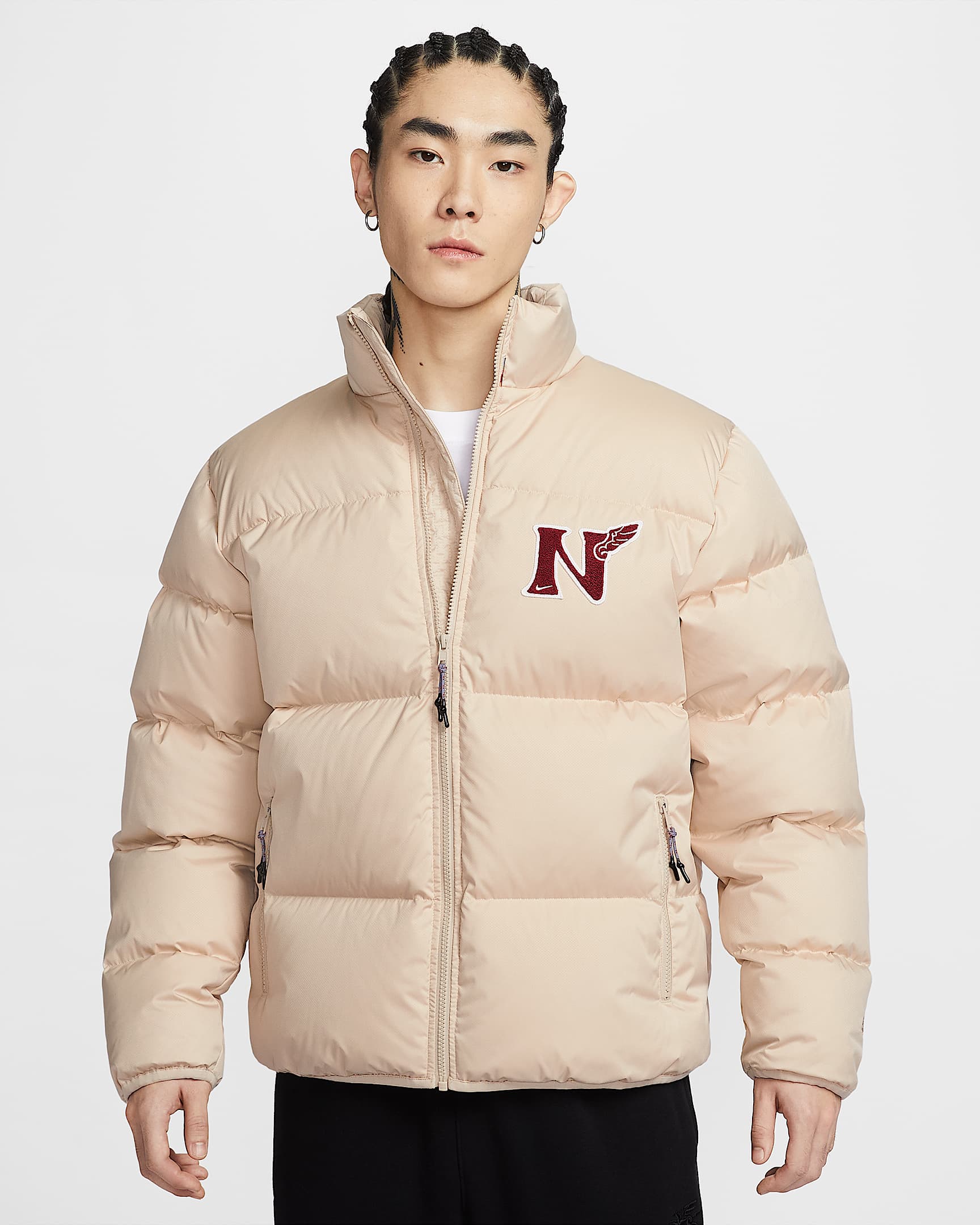 Nike Club 马年限定脱缰系列 Therma-FIT 新年款男子羽绒夹克 - 沙堆白