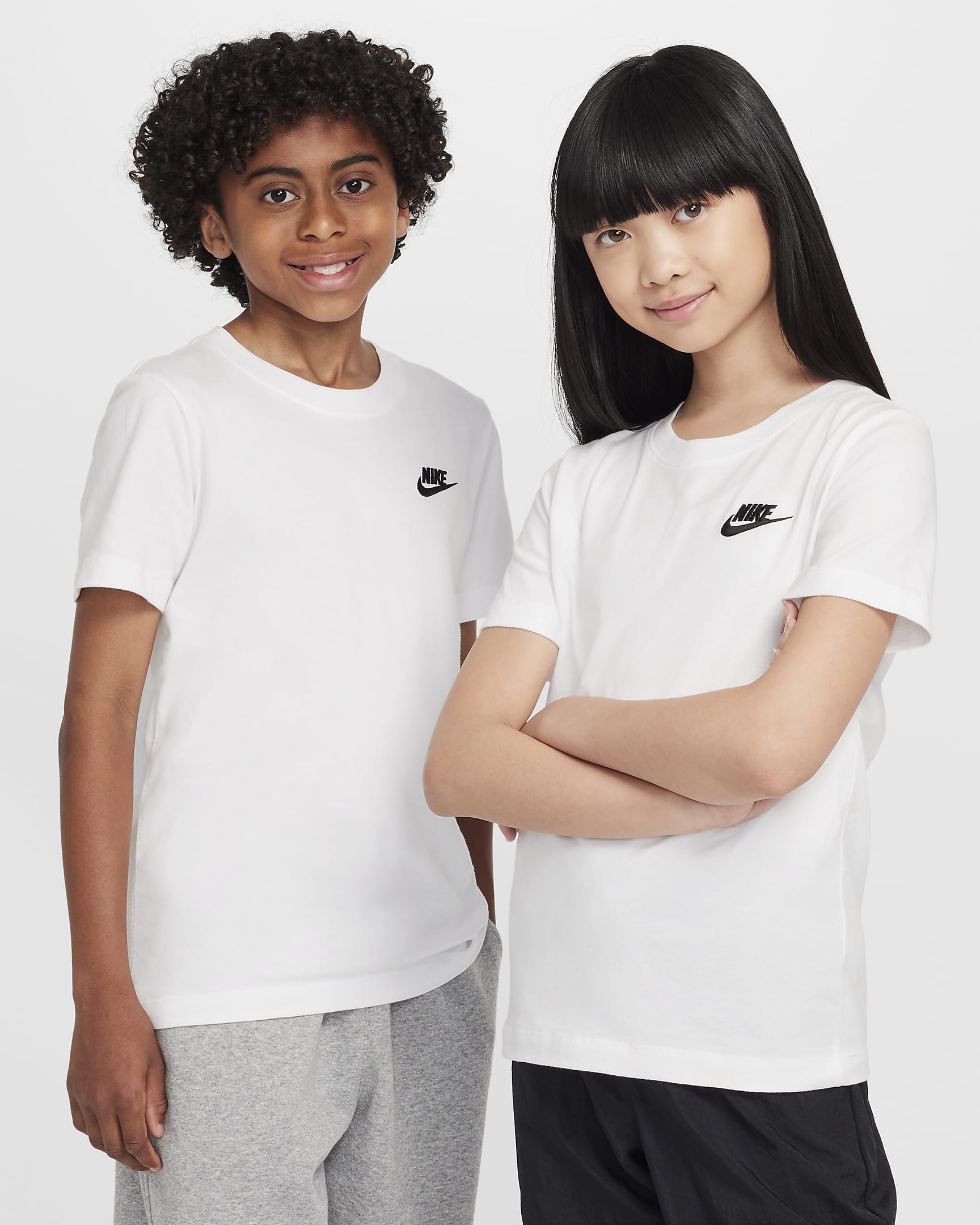 Nike Sportswear 大童T恤 - 白色