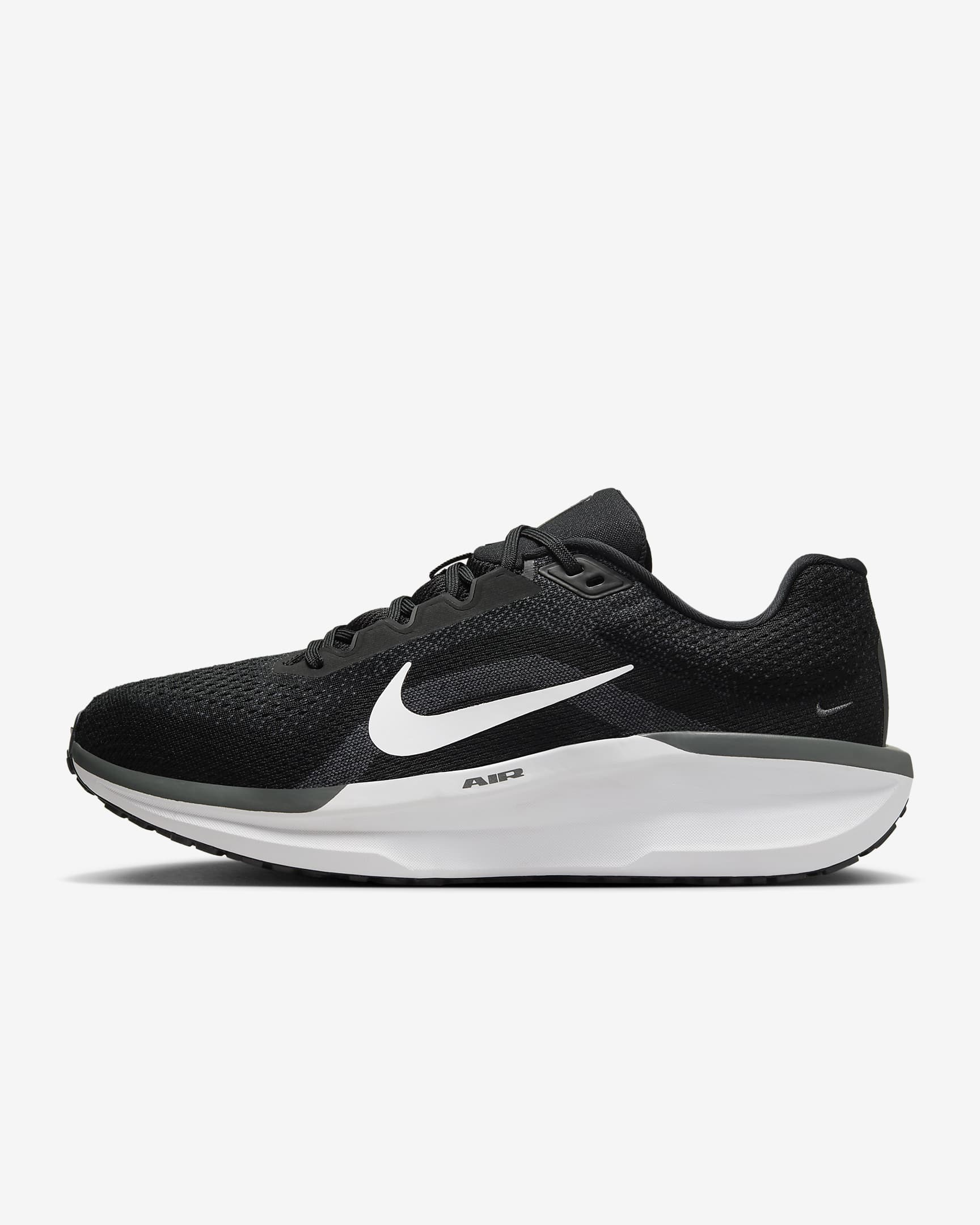 Nike Winflo 11 男子透气公路跑步鞋 - 黑/煤黑/冷灰/白色