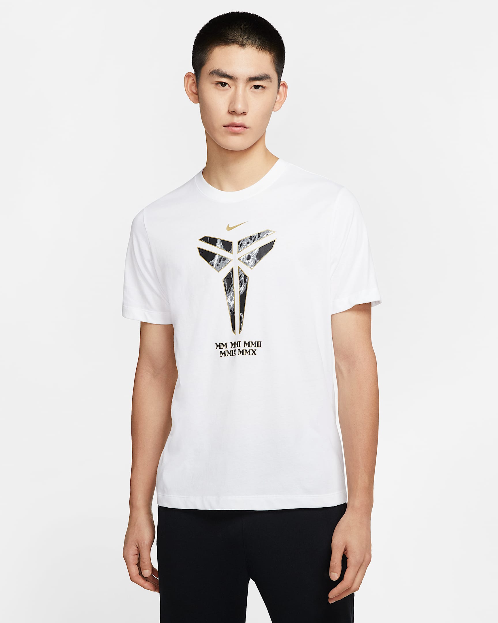Nike Dri-FIT Kobe Logo 男子篮球T恤 - 白色