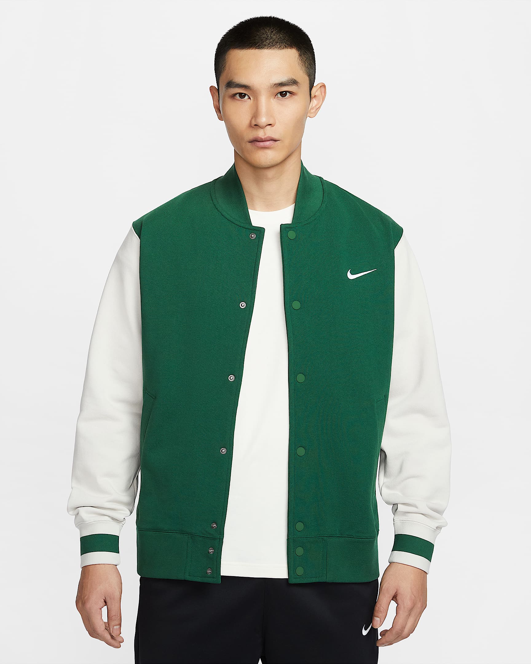 Nike 男子薄绒运动夹克 - 峡谷绿
