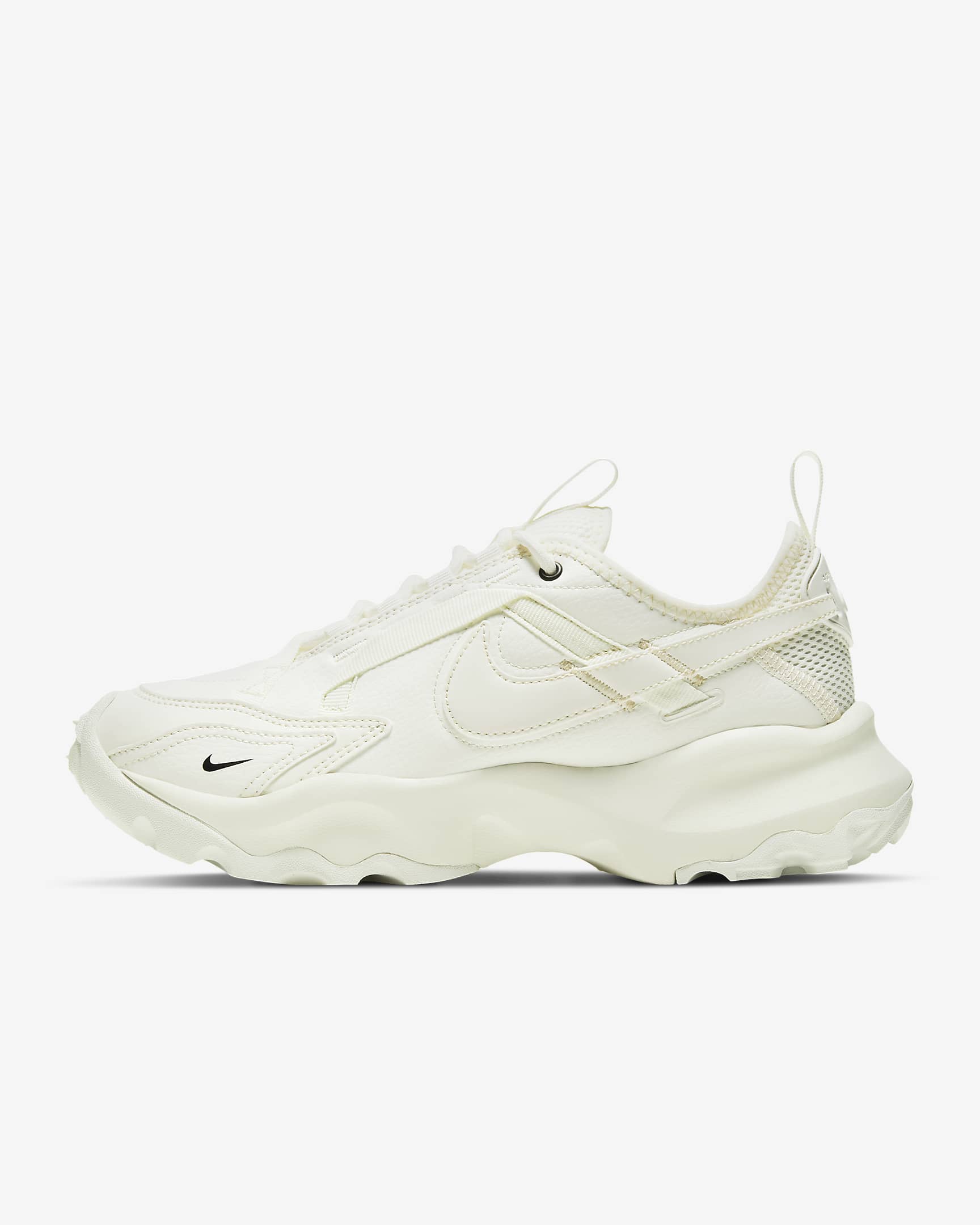 Nike TC 7900 女子复古运动鞋老爹鞋 - 帆白/黑/帆白