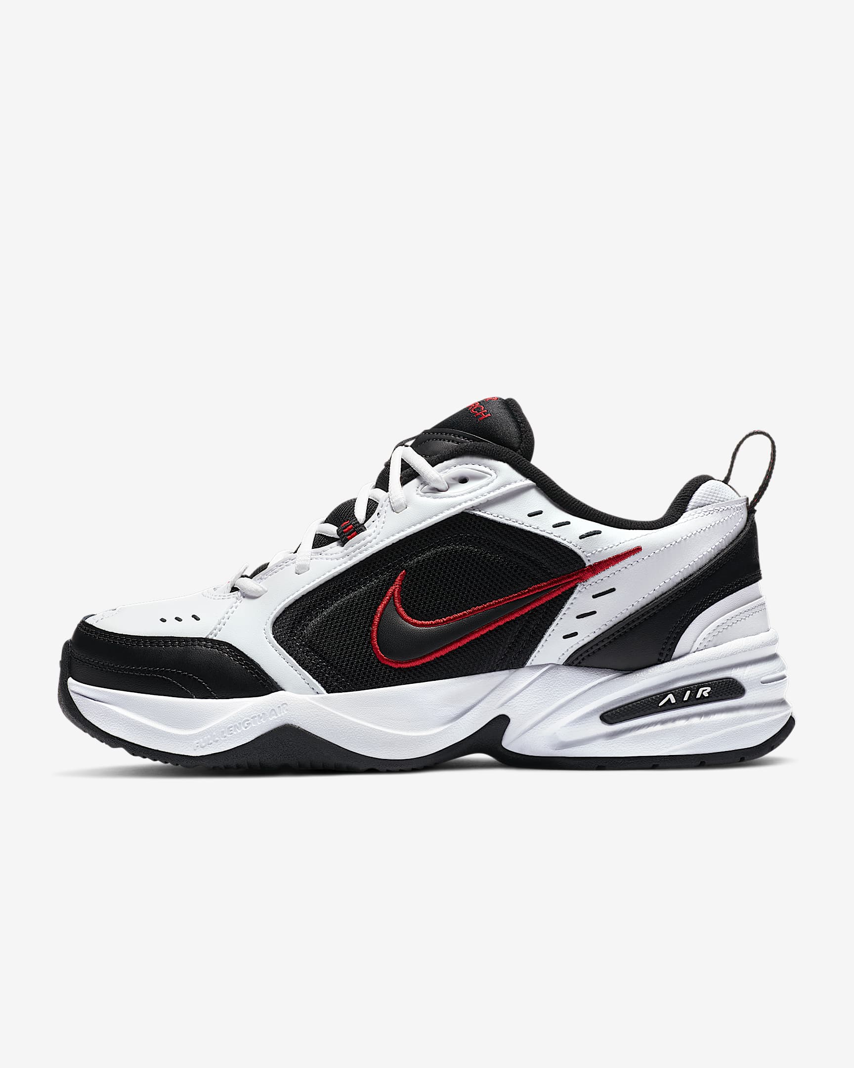 Nike Air Monarch IV 复古训练鞋老爹鞋 - 白色/黑